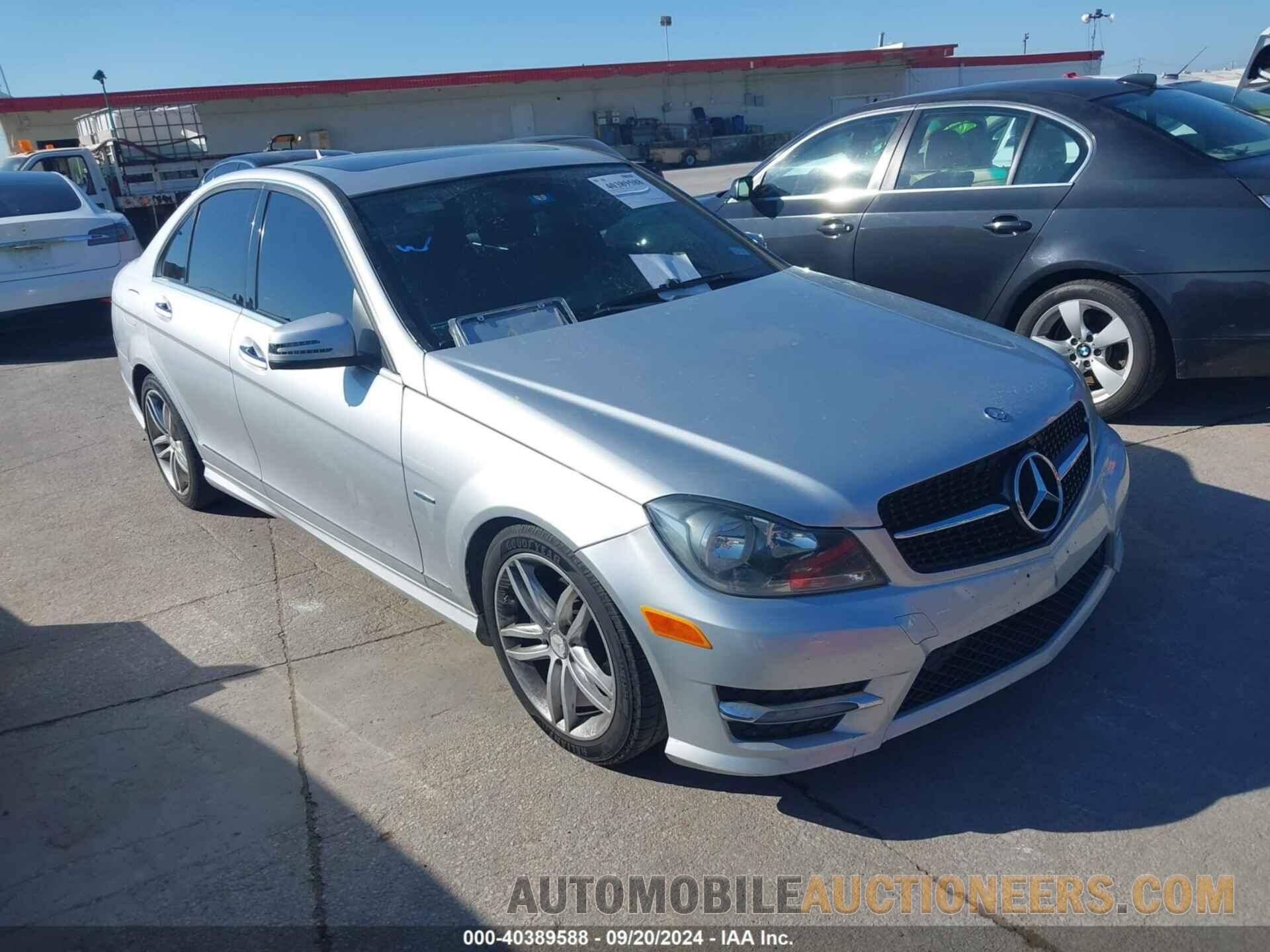 WDDGF4HB7CA606815 MERCEDES-BENZ C 250 2012