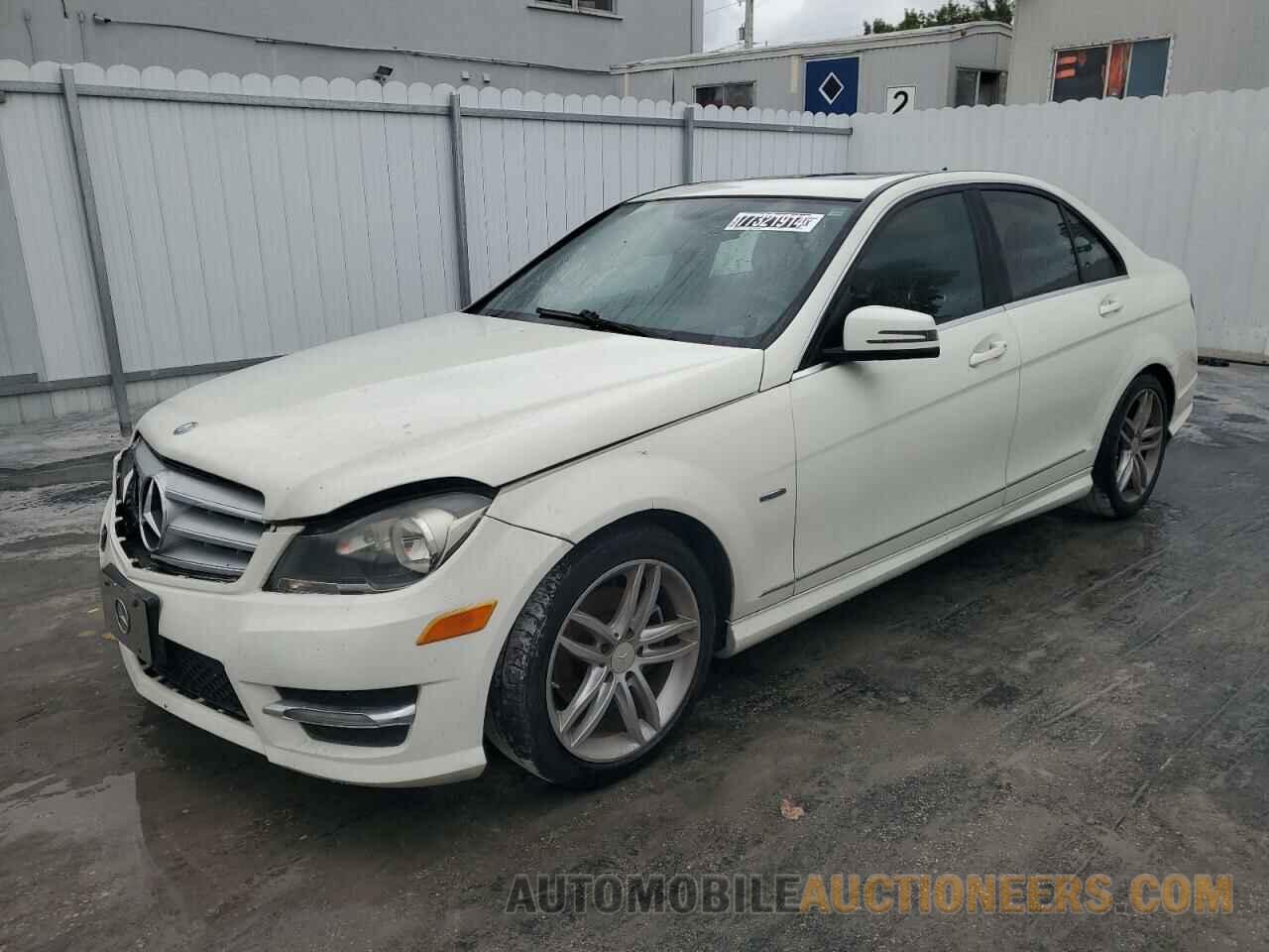 WDDGF4HB7CA653584 MERCEDES-BENZ C-CLASS 2012