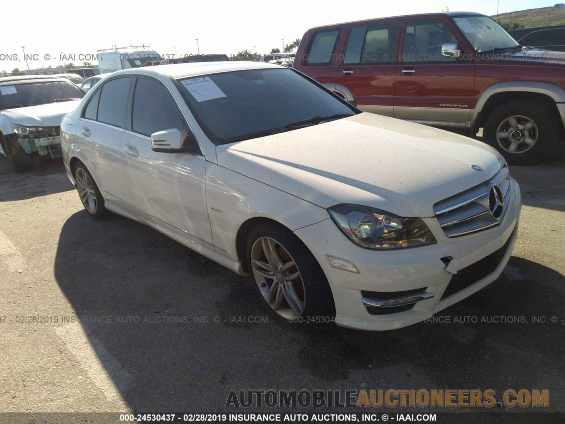 WDDGF4HB8CR234709 MERCEDES-BENZ C 2012