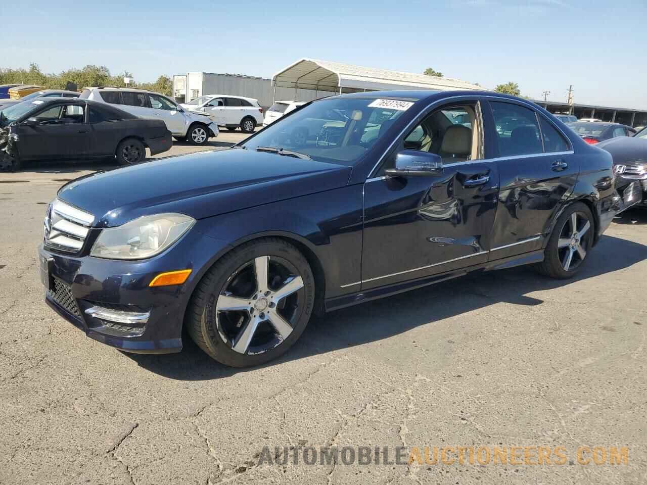 WDDGF4HB8DF971590 MERCEDES-BENZ C-CLASS 2013