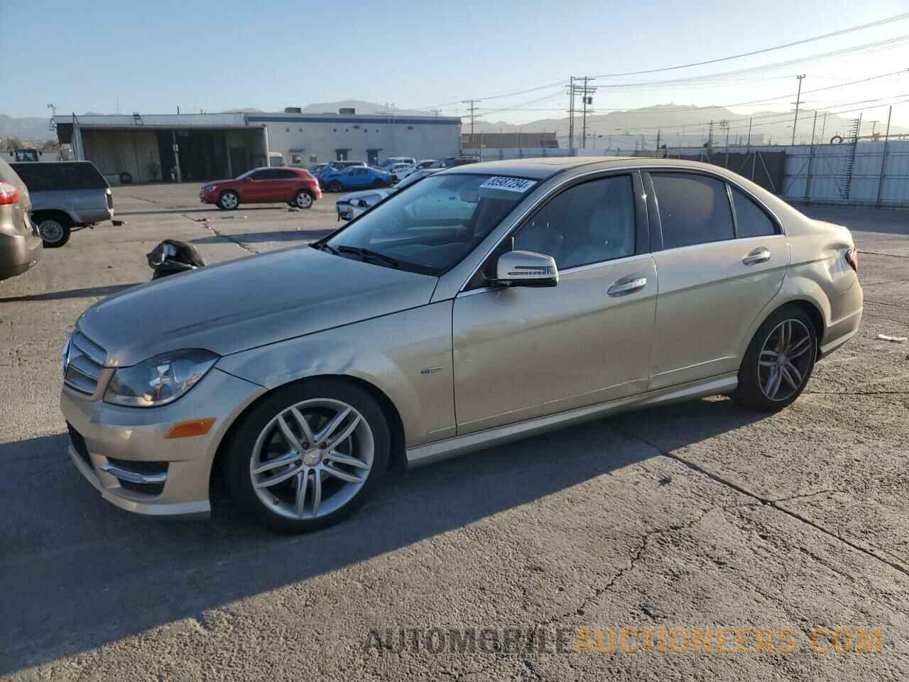 WDDGF4HBXCA604881 MERCEDES-BENZ C-CLASS 2012