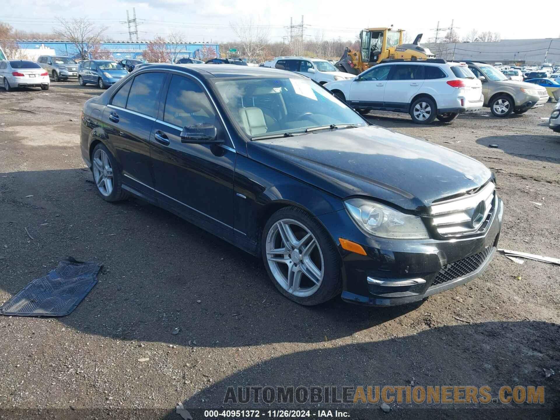 WDDGF4HBXCA612012 MERCEDES-BENZ C 250 2012