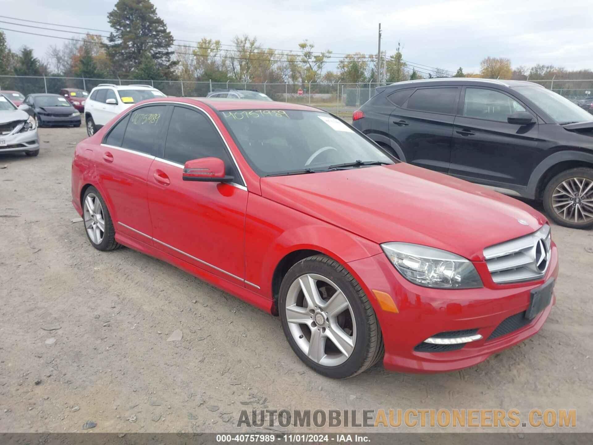 WDDGF5EB0BA457513 MERCEDES-BENZ C 300 2011