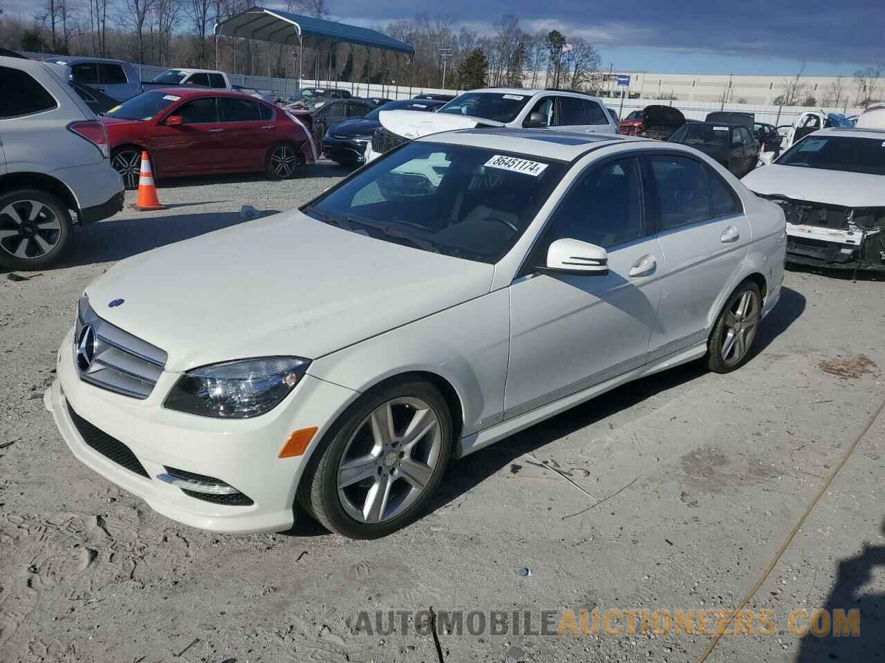 WDDGF5EB0BR137352 MERCEDES-BENZ C-CLASS 2011