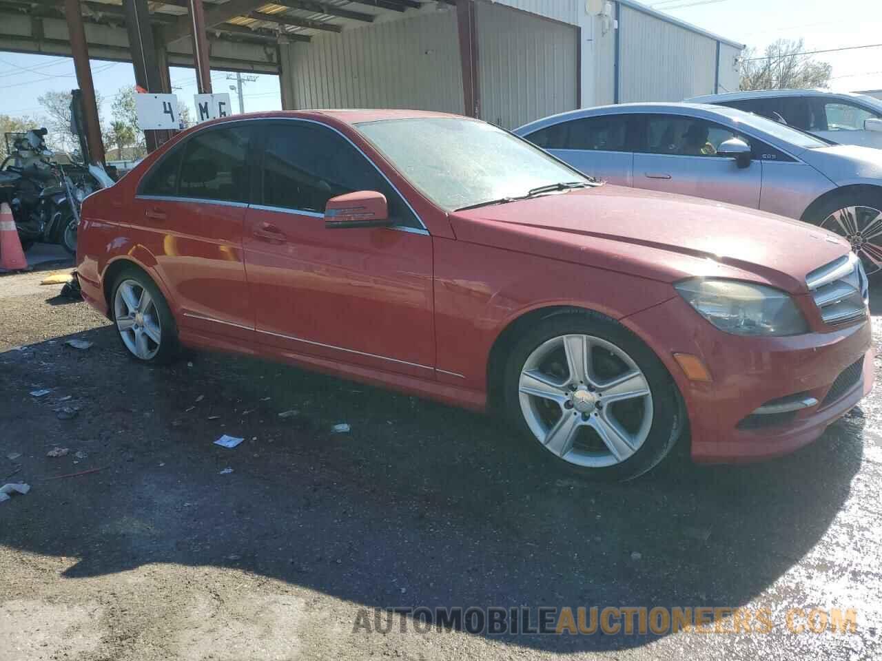 WDDGF5EB2BF634744 MERCEDES-BENZ C-CLASS 2011