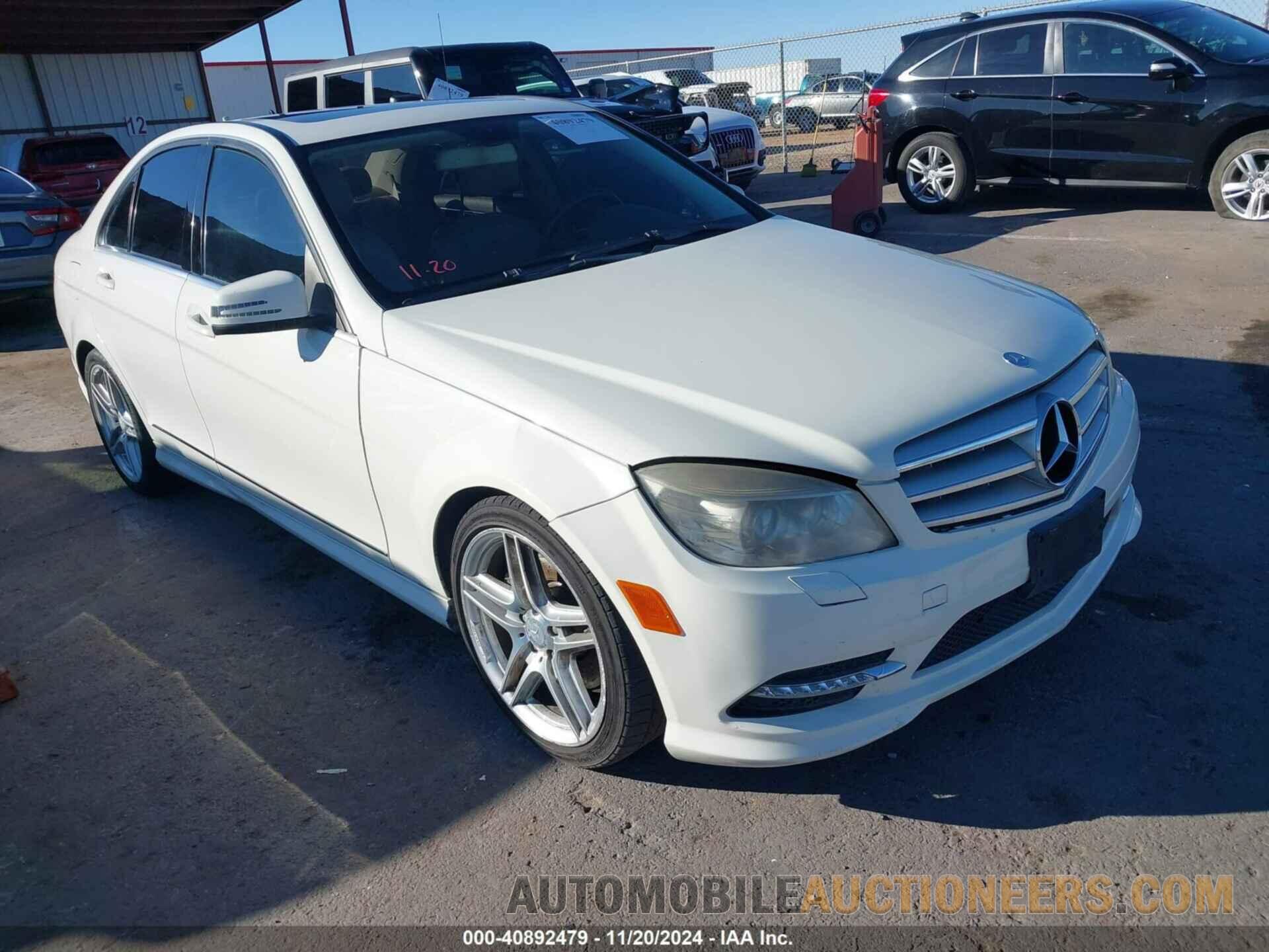 WDDGF5GB6BF592446 MERCEDES-BENZ C 350 2011