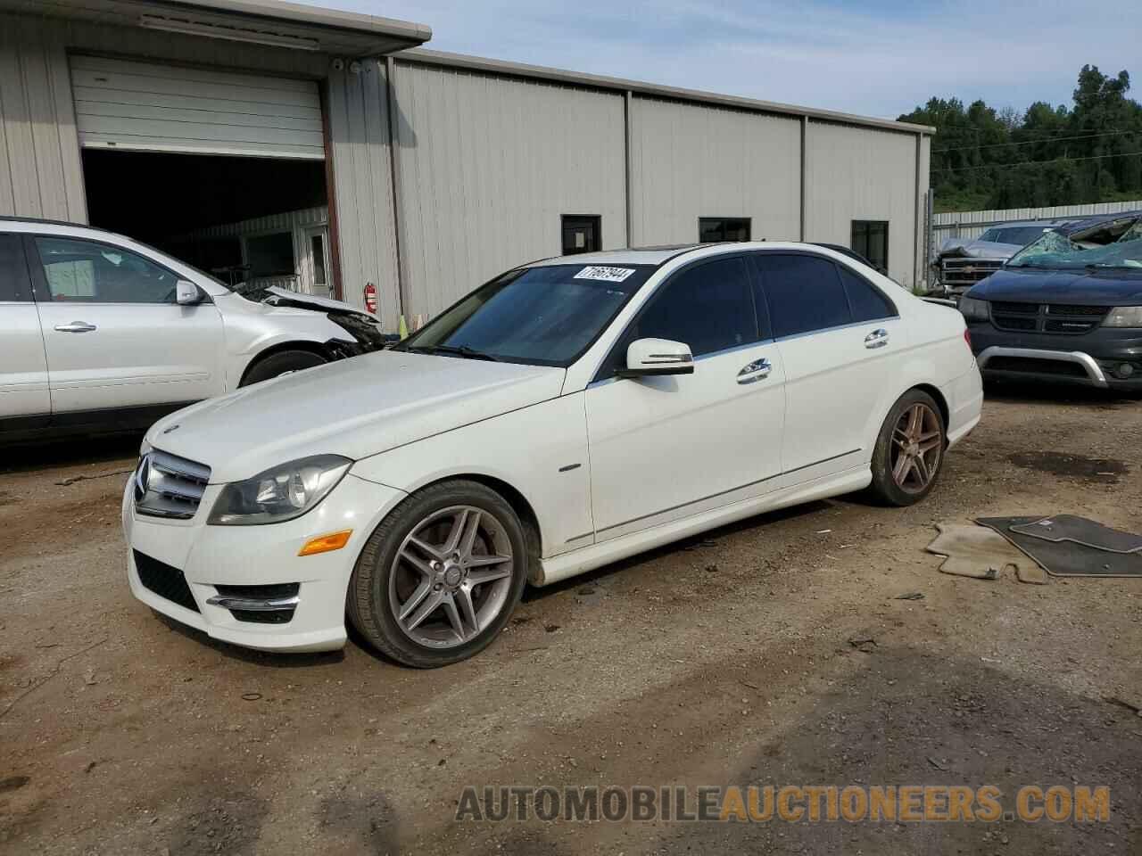 WDDGF5HB5CR202063 MERCEDES-BENZ C-CLASS 2012