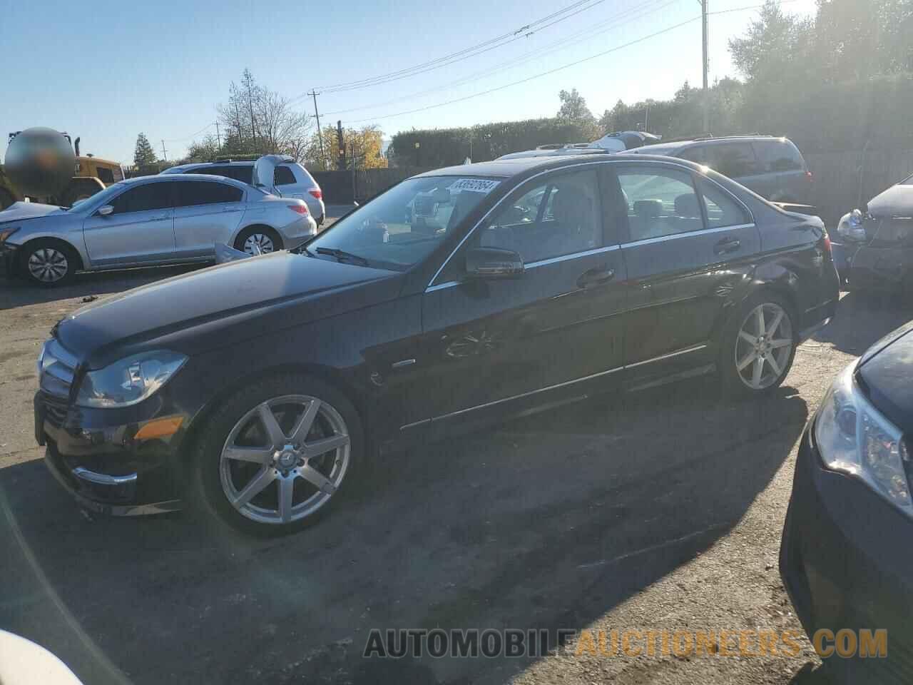 WDDGF5HB6CR214884 MERCEDES-BENZ C-CLASS 2012