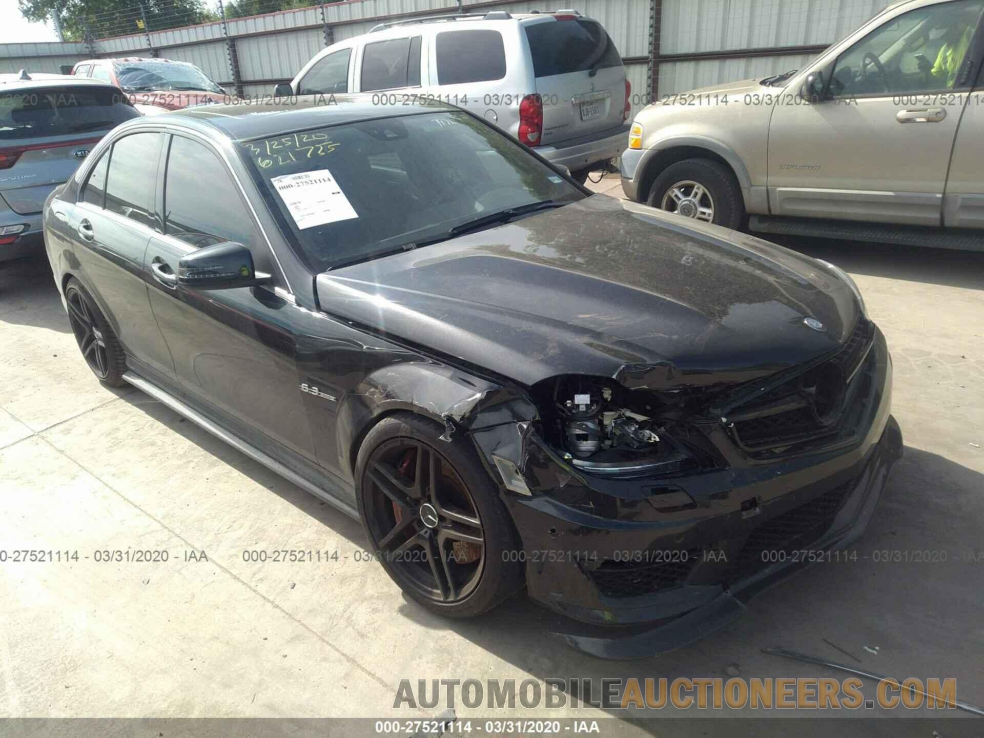 WDDGF7HB6CA647972 MERCEDES-BENZ C 2012