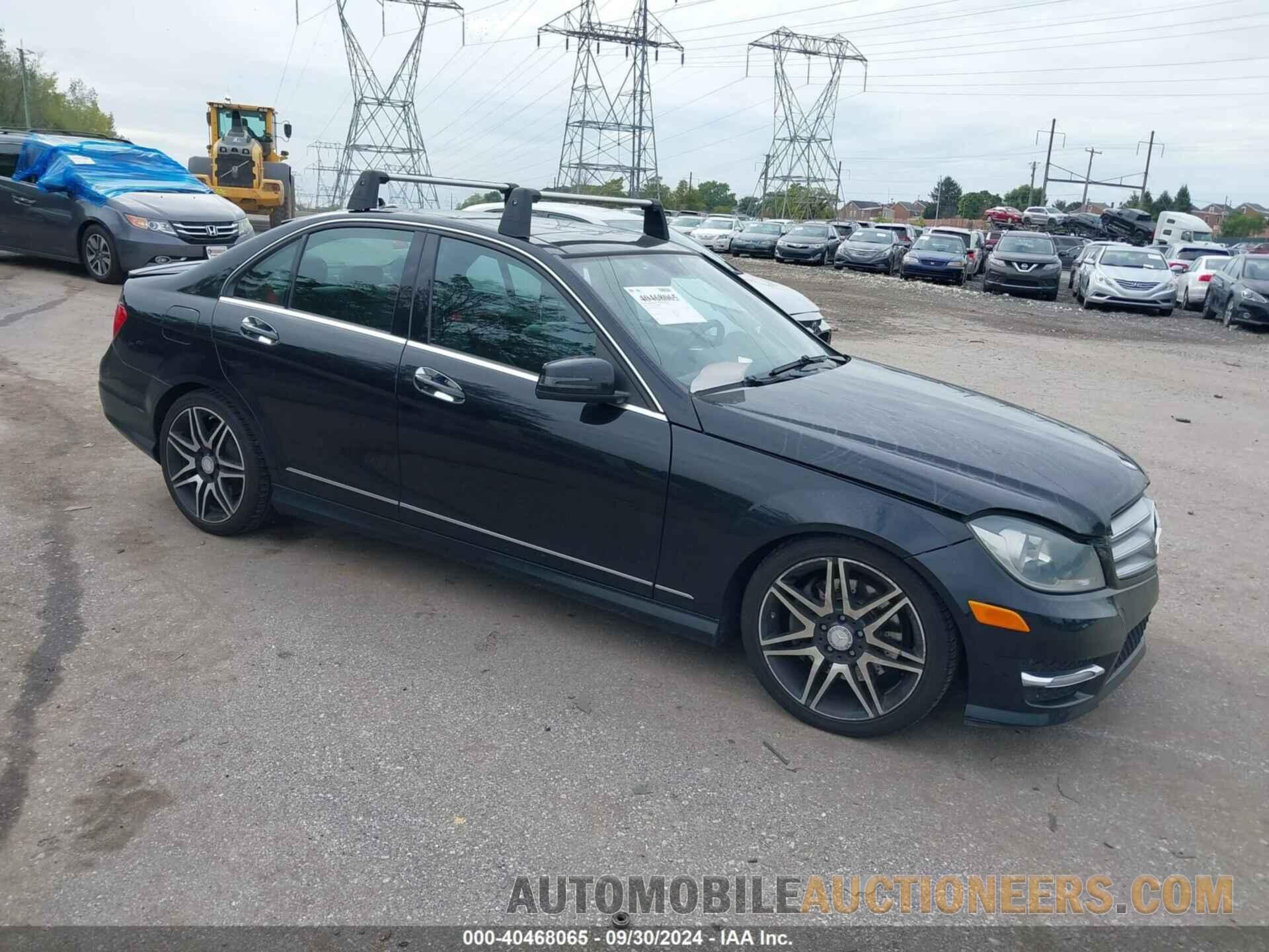 WDDGF8AB0DA760642 MERCEDES-BENZ C 300 2013