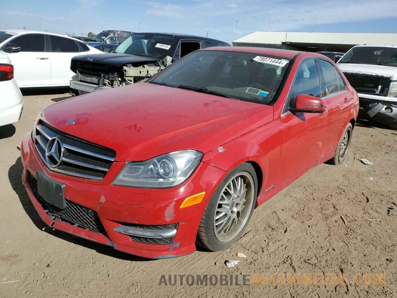 WDDGF8AB5DA812315 MERCEDES-BENZ C-CLASS 2013