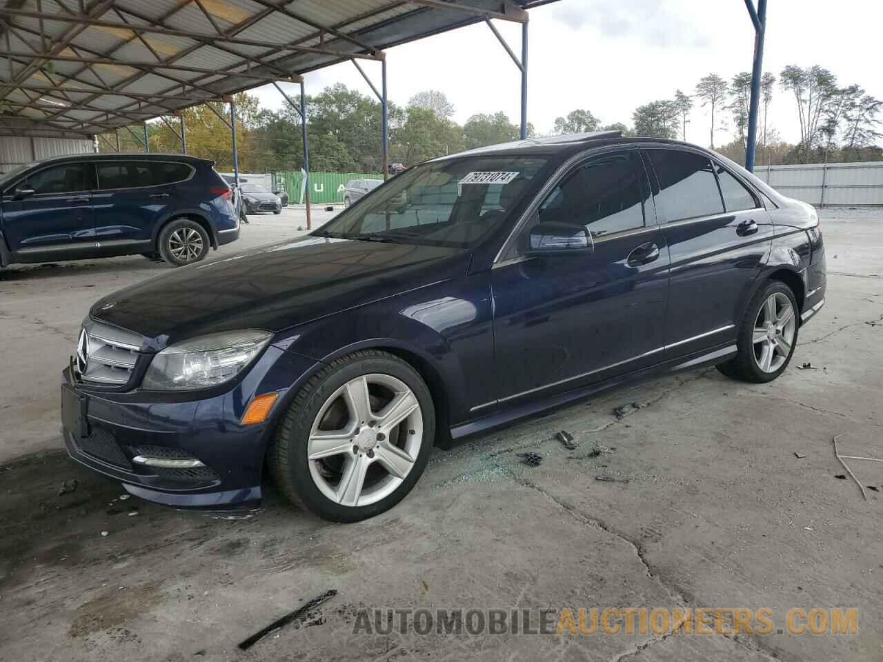 WDDGF8BB0BR186038 MERCEDES-BENZ C-CLASS 2011