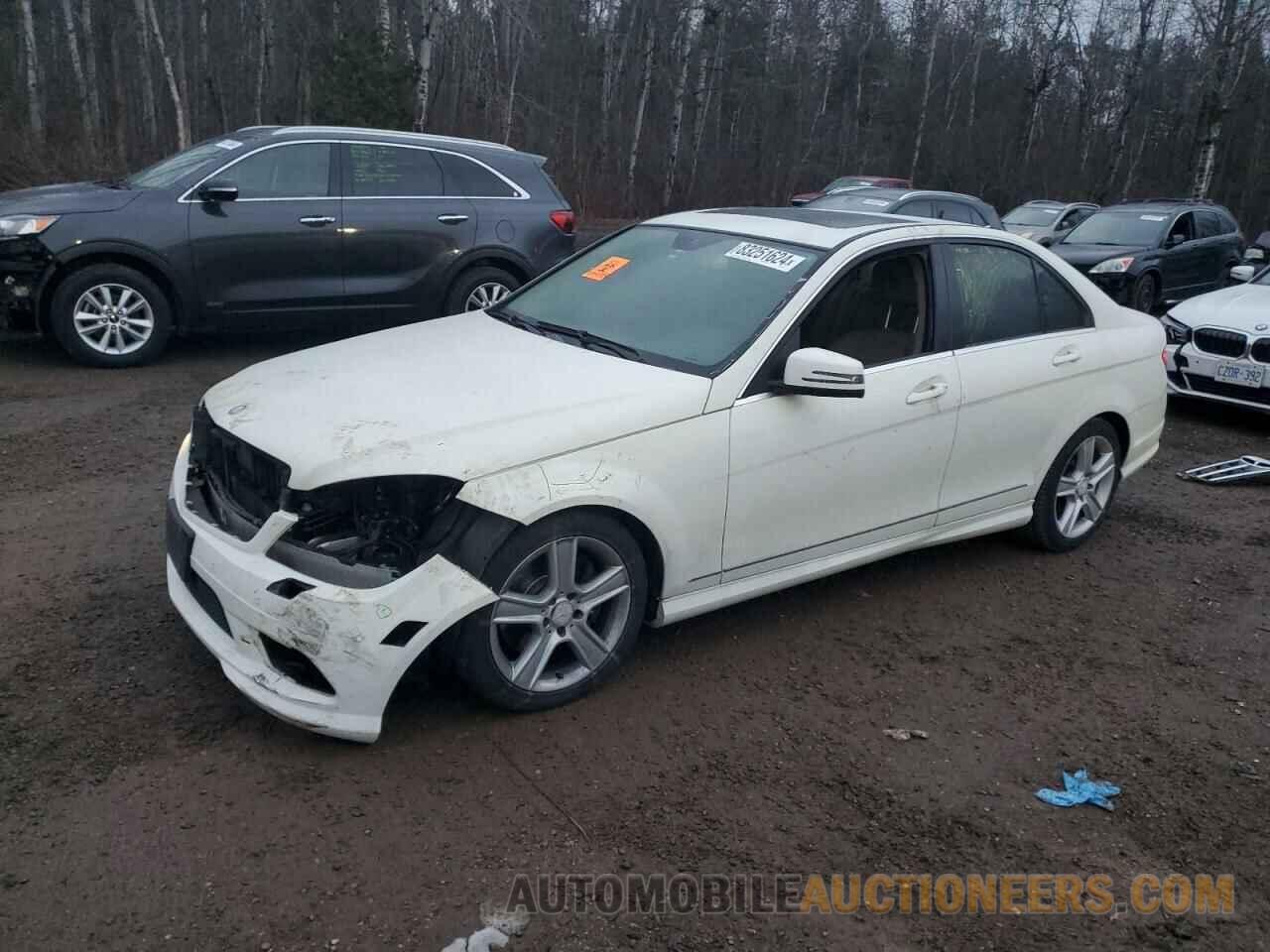 WDDGF8BB2BA509875 MERCEDES-BENZ C-CLASS 2011