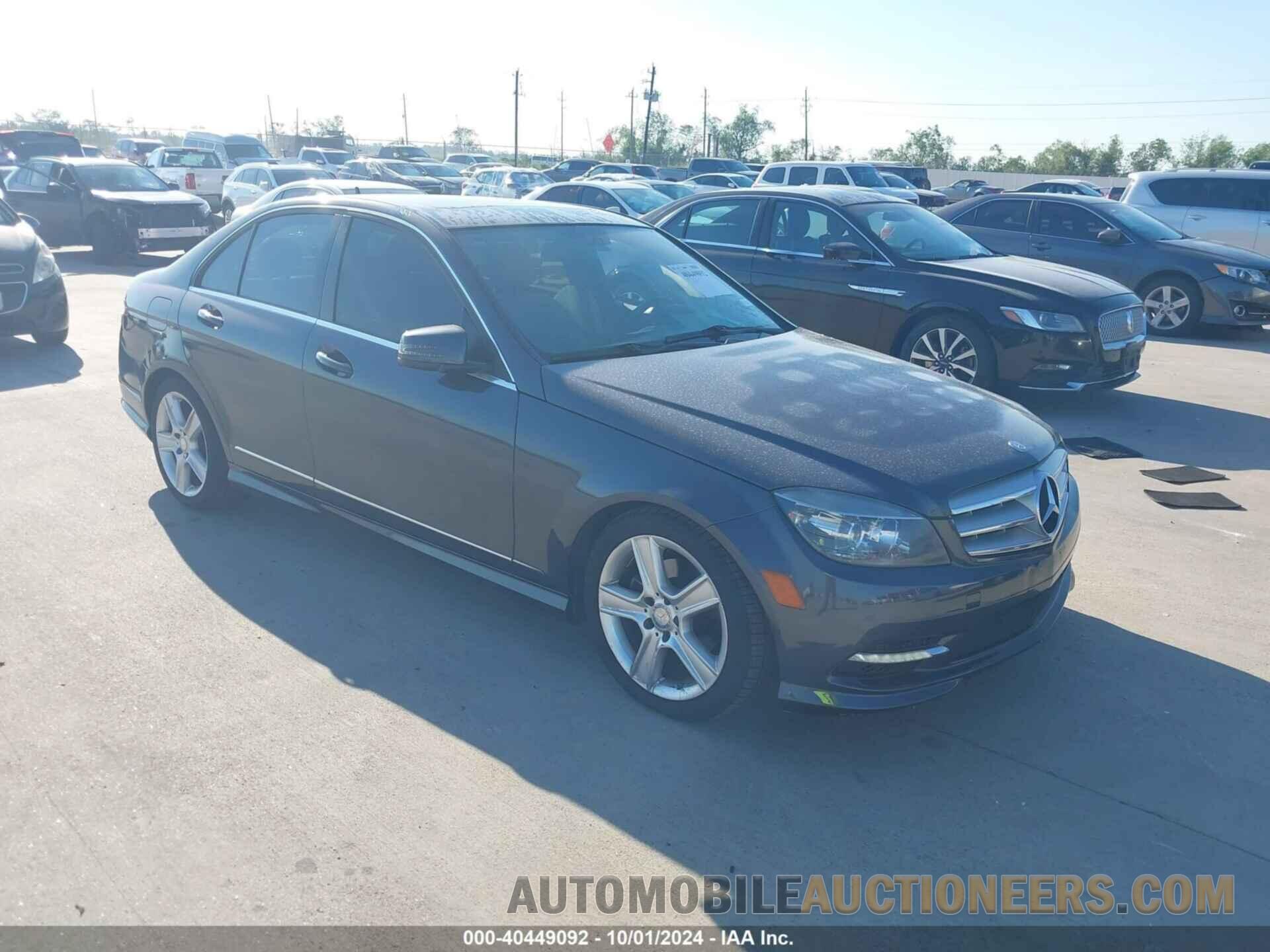 WDDGF8BB3BR151123 MERCEDES-BENZ C 2011