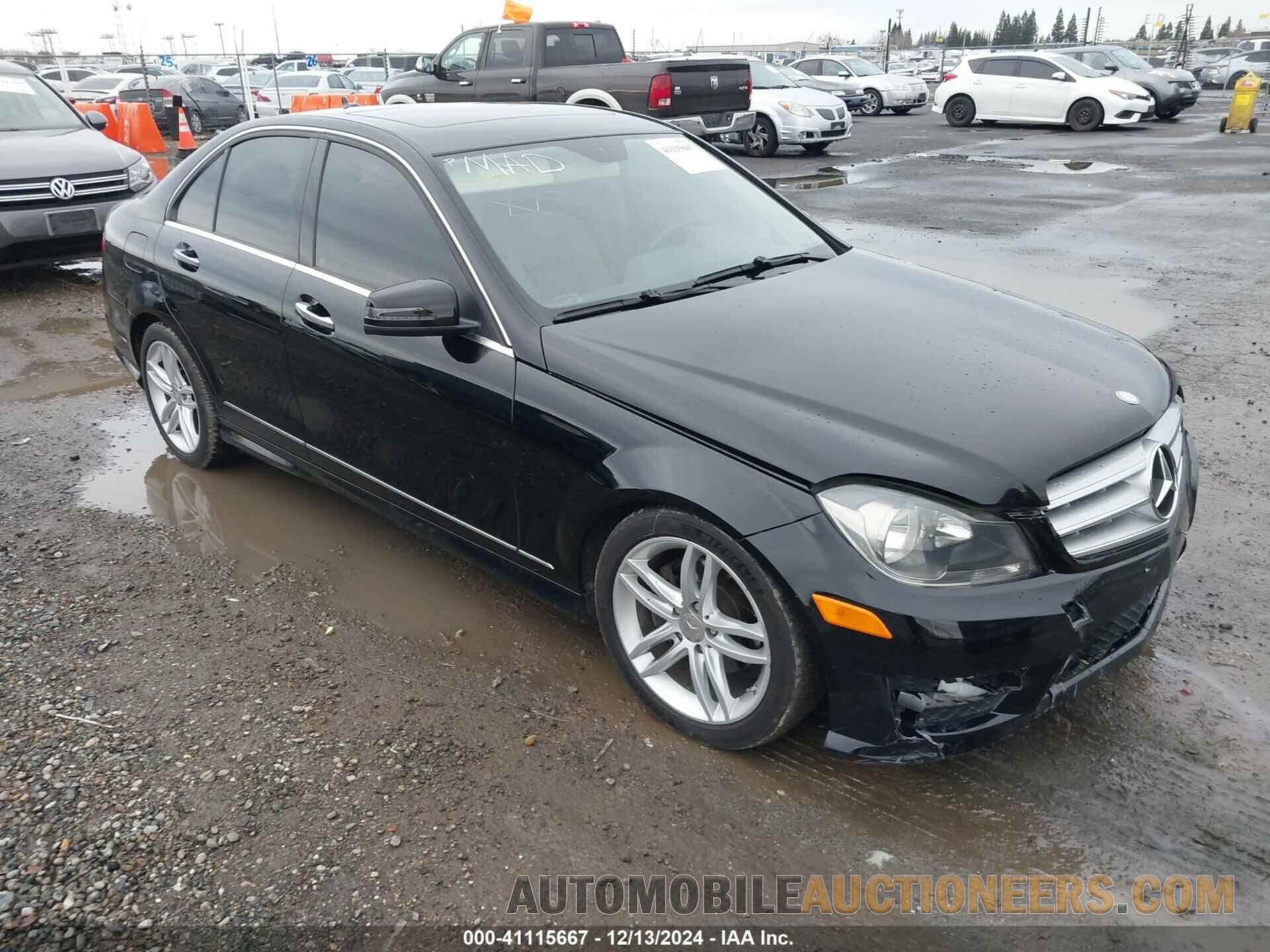 WDDGF8BB4CR204591 MERCEDES-BENZ C 300 2012