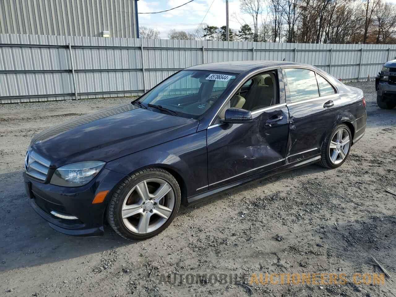 WDDGF8BB5BF528701 MERCEDES-BENZ C-CLASS 2011