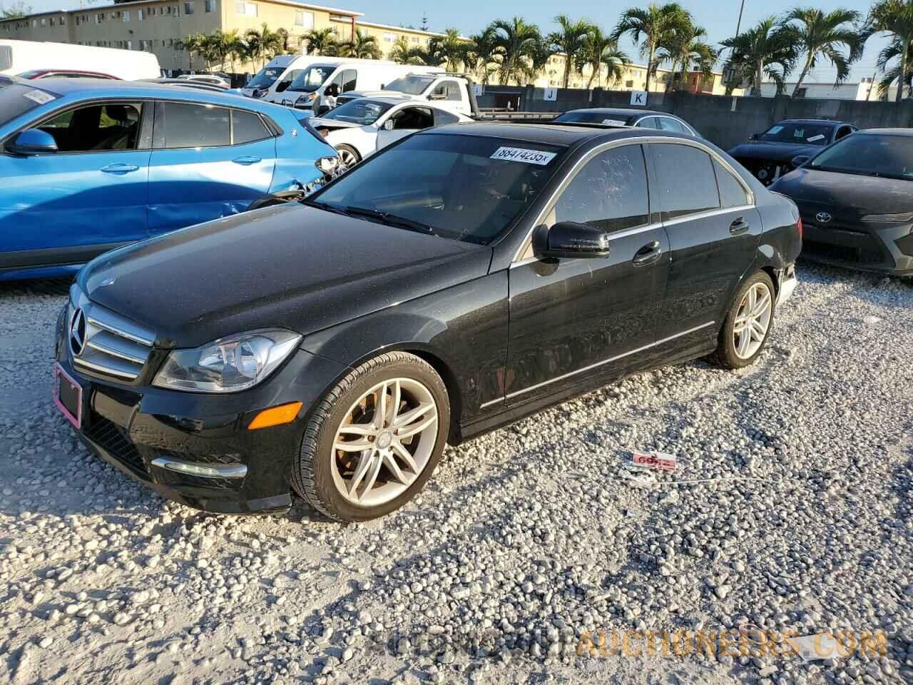 WDDGF8BB8CF912506 MERCEDES-BENZ C-CLASS 2012