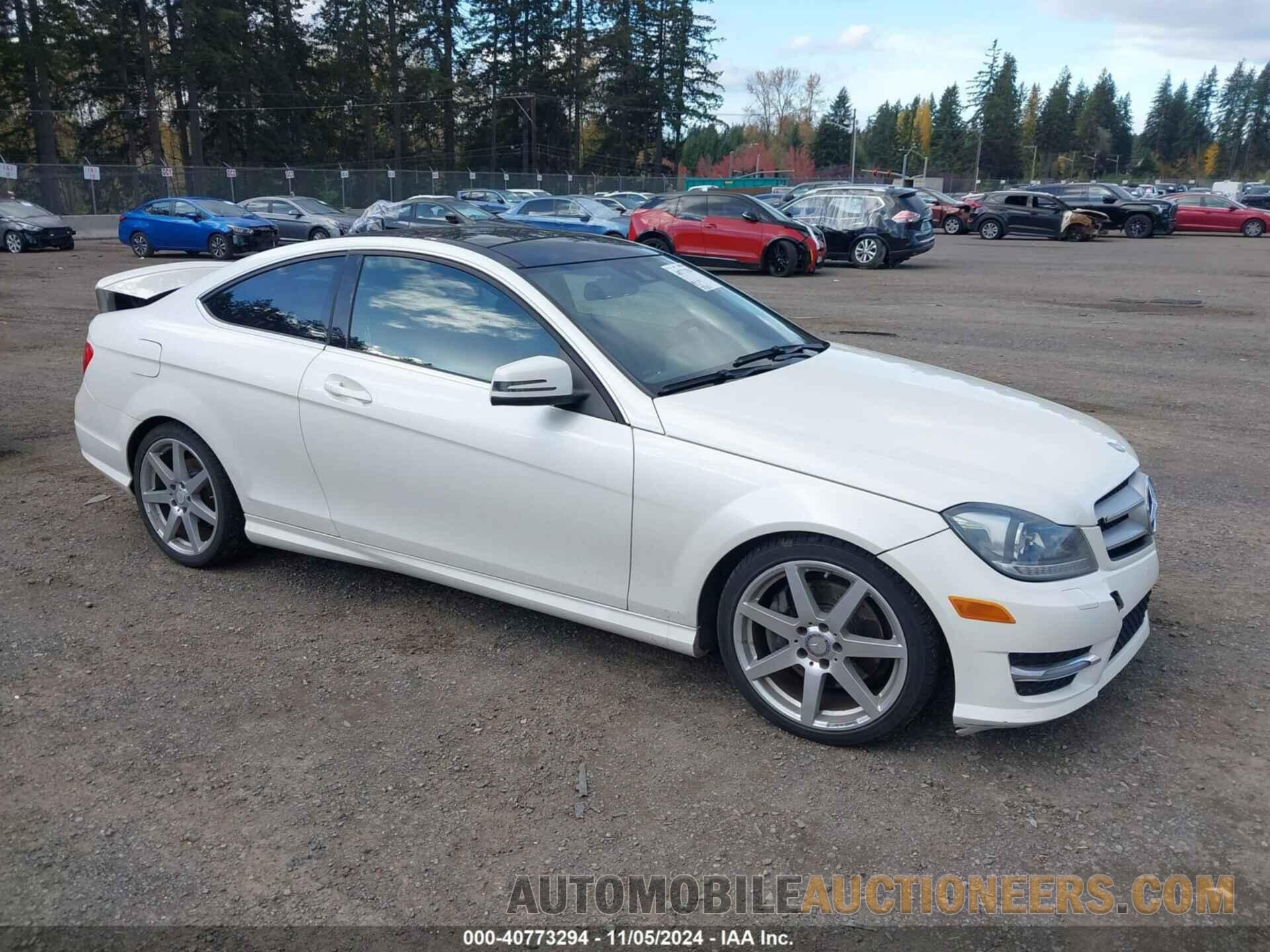 WDDGJ8JB6DG053167 MERCEDES-BENZ C 350 2013