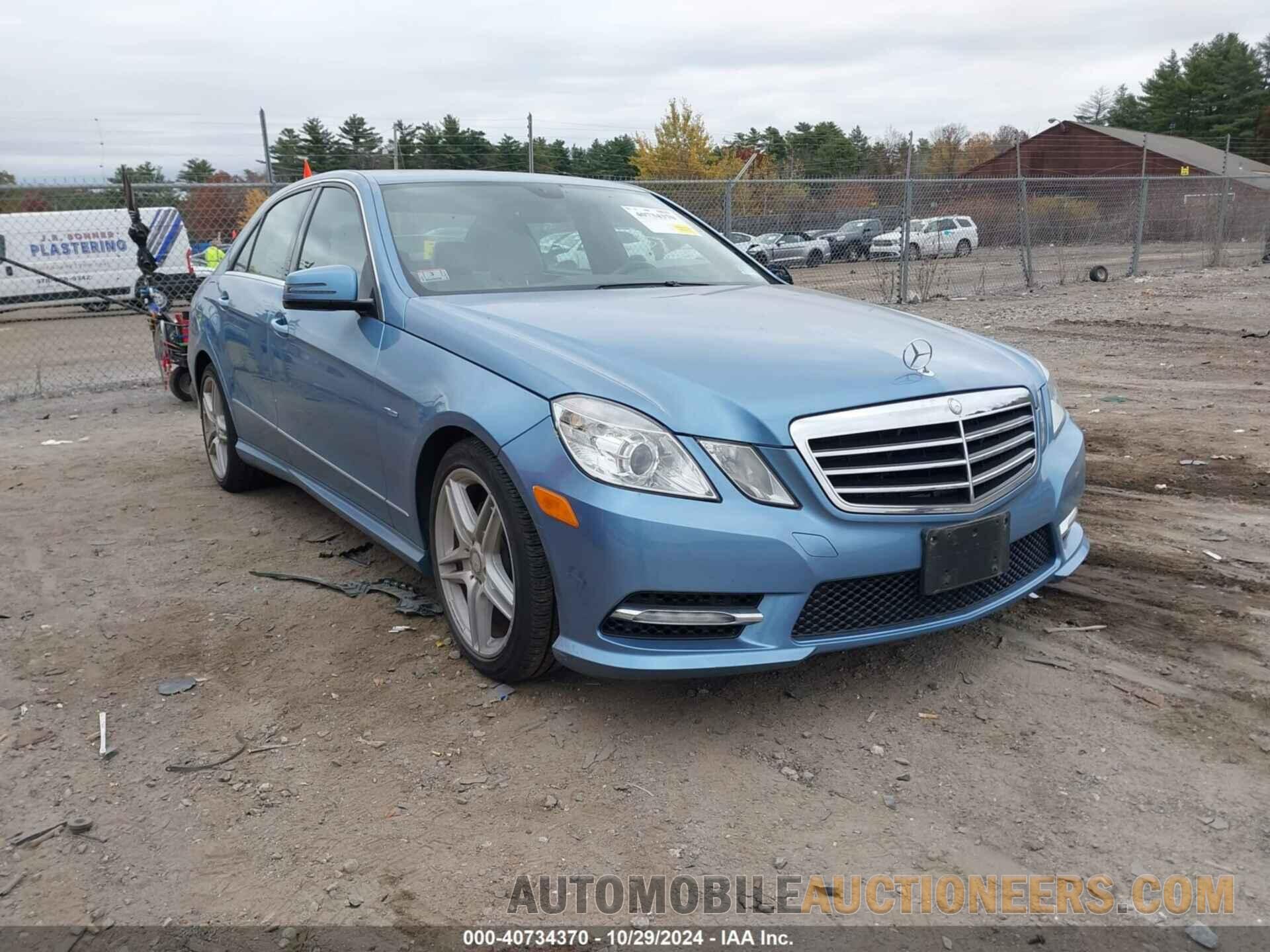 WDDHF5KB0CA612023 MERCEDES-BENZ E 350 2012