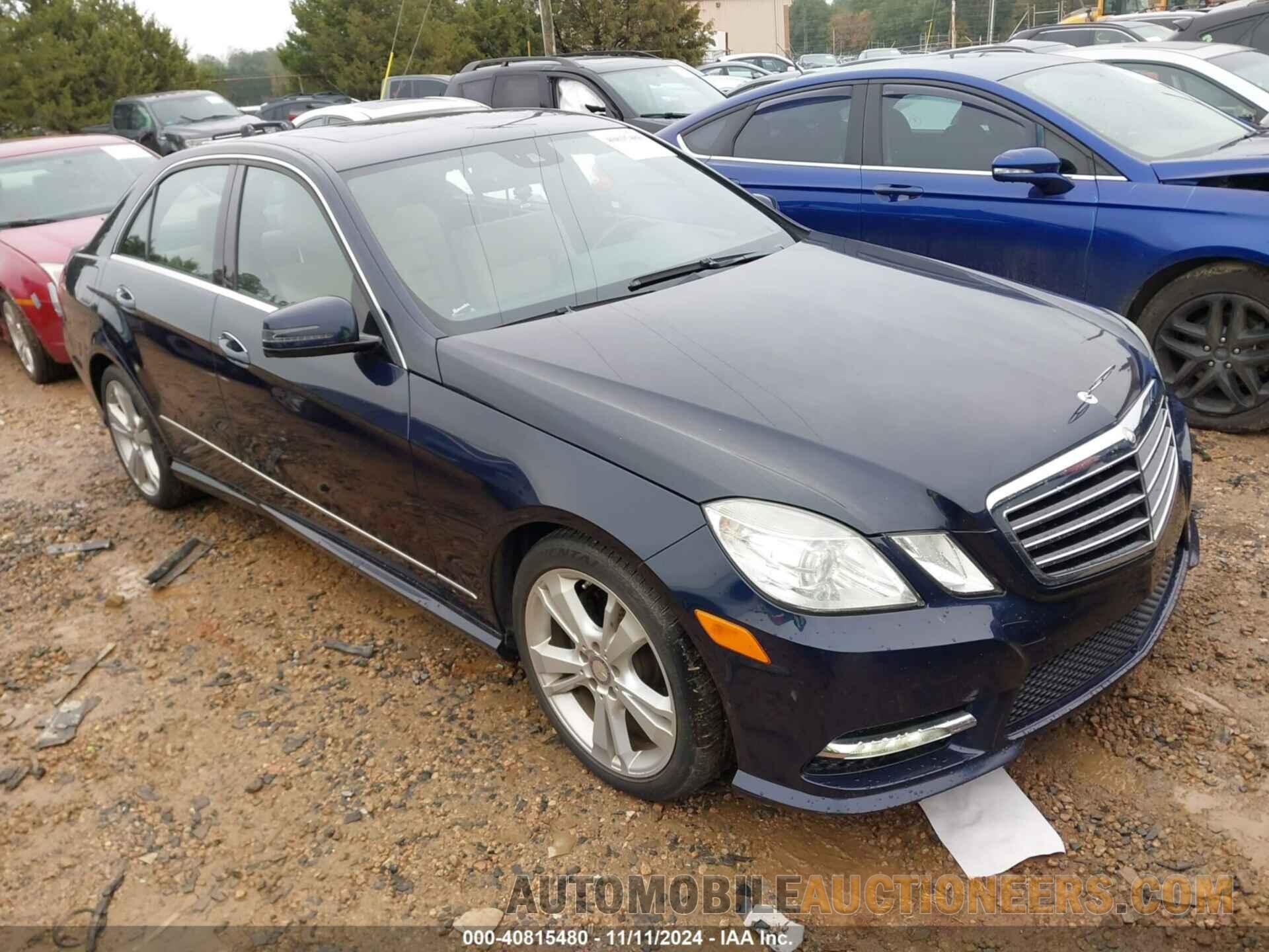 WDDHF5KB0DA719137 MERCEDES-BENZ E 350 2013