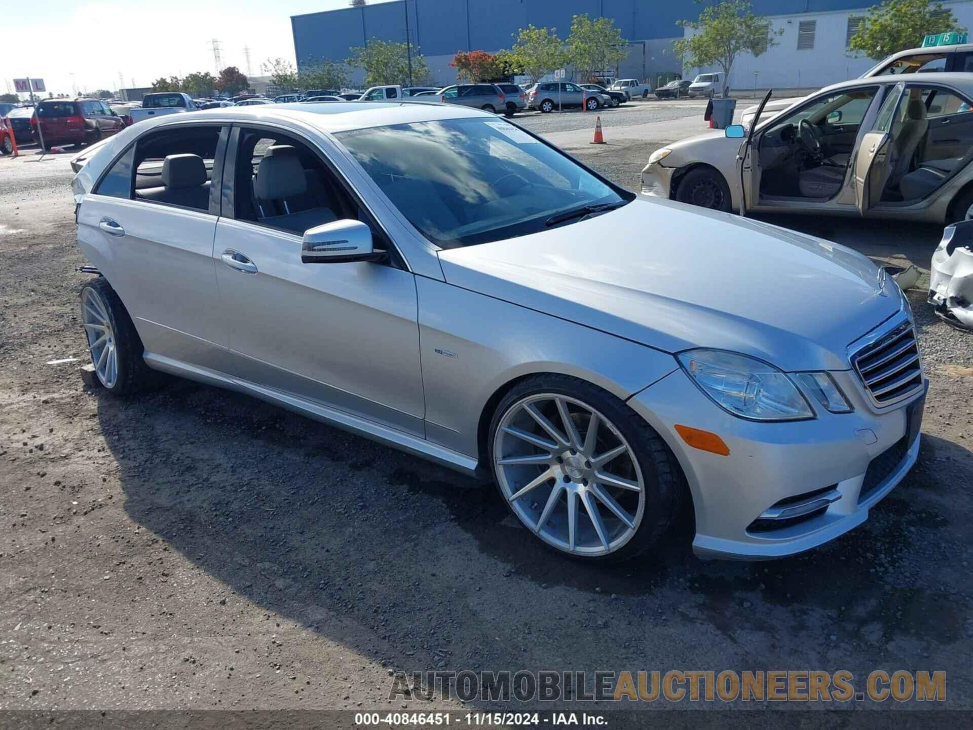 WDDHF5KB1CA534559 MERCEDES-BENZ E 350 2012