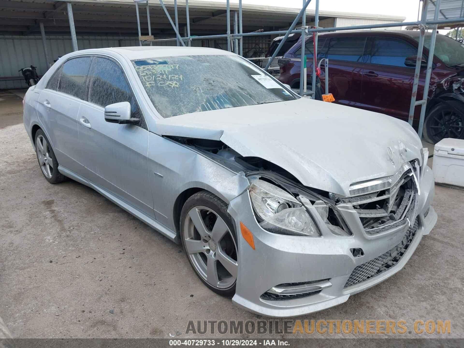 WDDHF5KB1CA653311 MERCEDES-BENZ E 350 2012