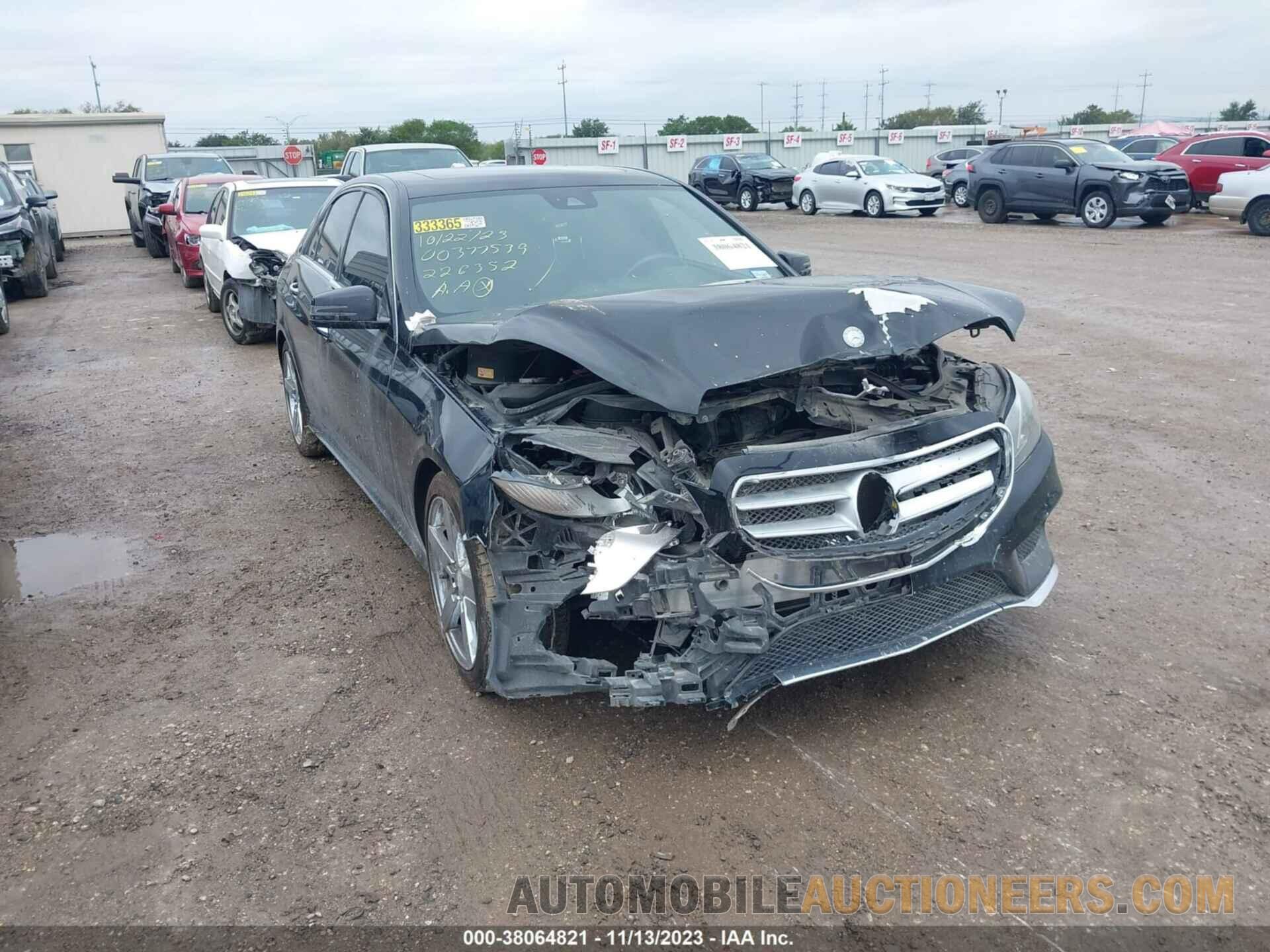 WDDHF5KB6GB226352 MERCEDES-BENZ E 350 2016