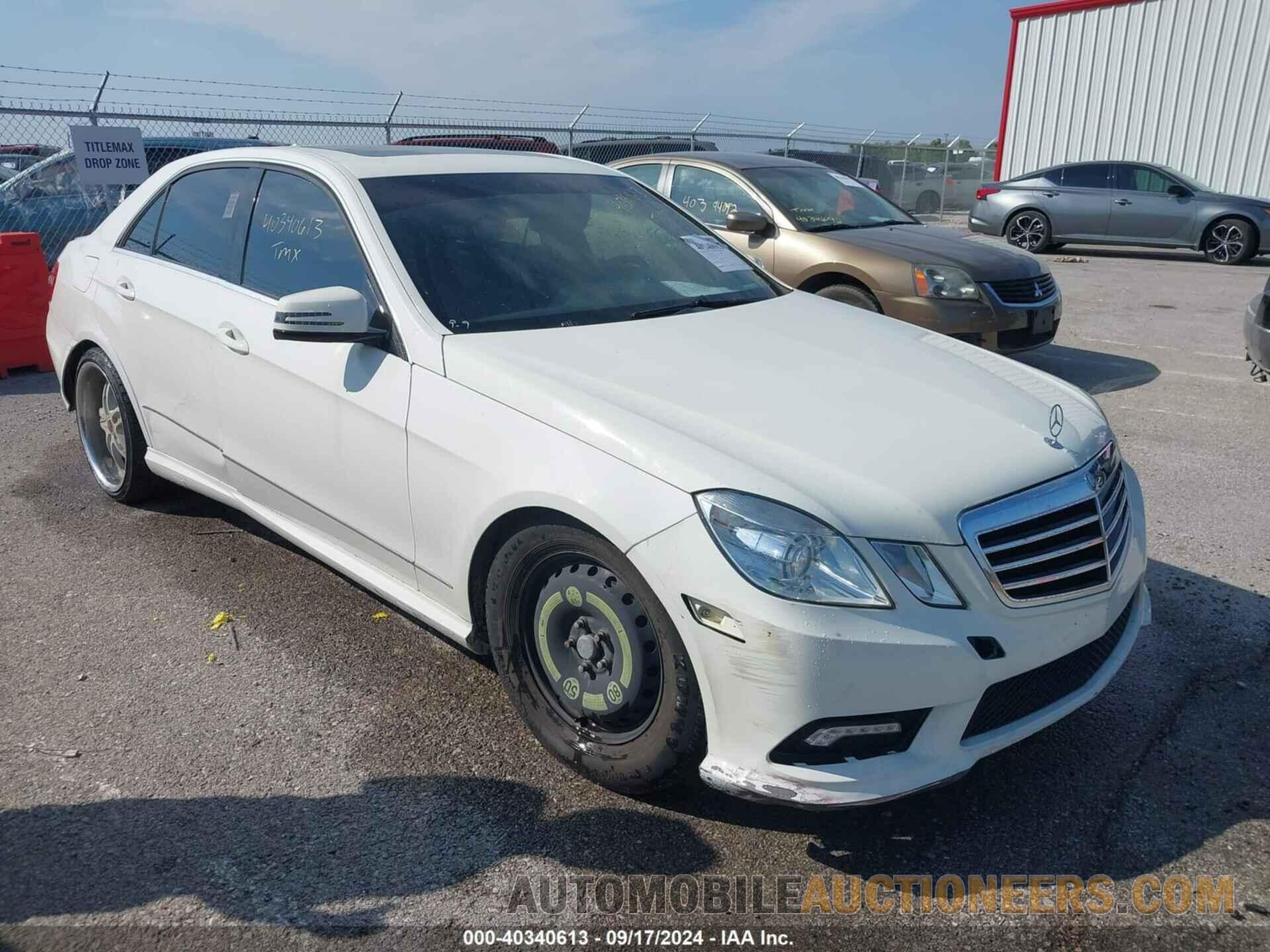 WDDHF8HB0BA485149 MERCEDES-BENZ E 350 2011