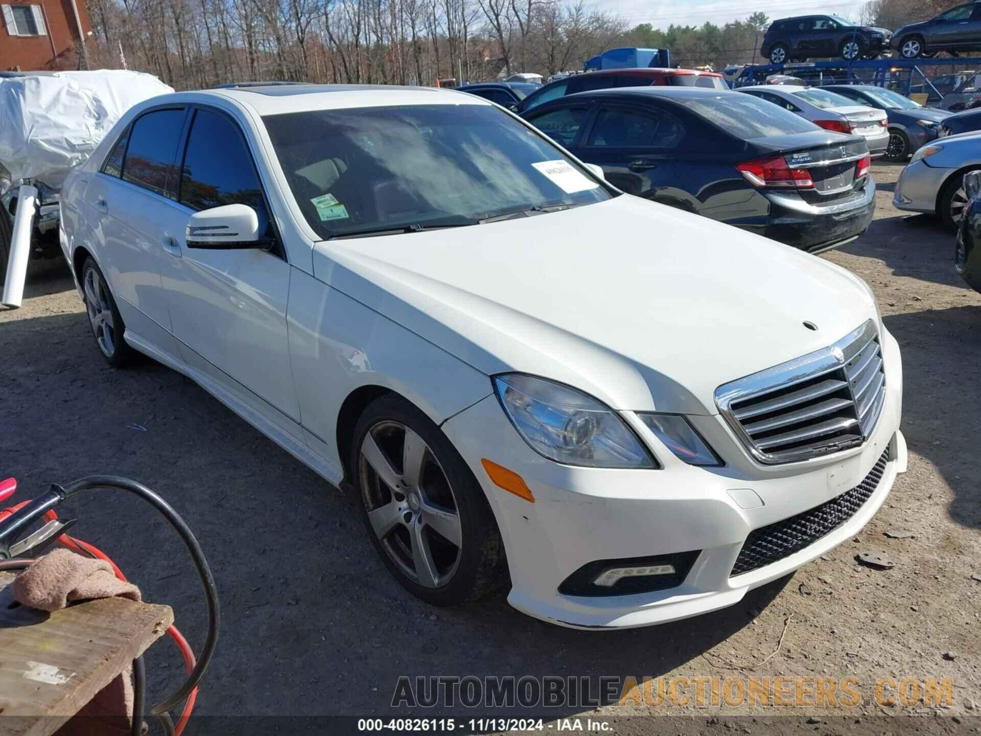 WDDHF8HB0BA489525 MERCEDES-BENZ E 350 2011