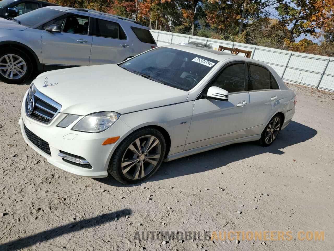 WDDHF8JB4CA520805 MERCEDES-BENZ E-CLASS 2012