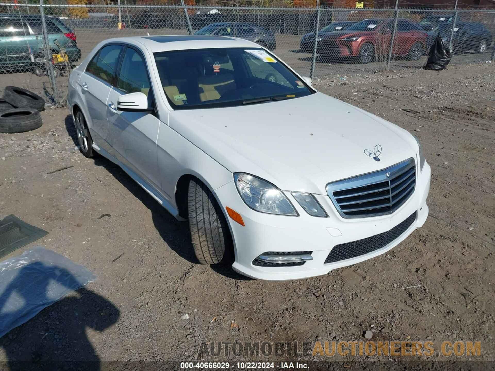 WDDHF8JBXDA752116 MERCEDES-BENZ E 350 2013