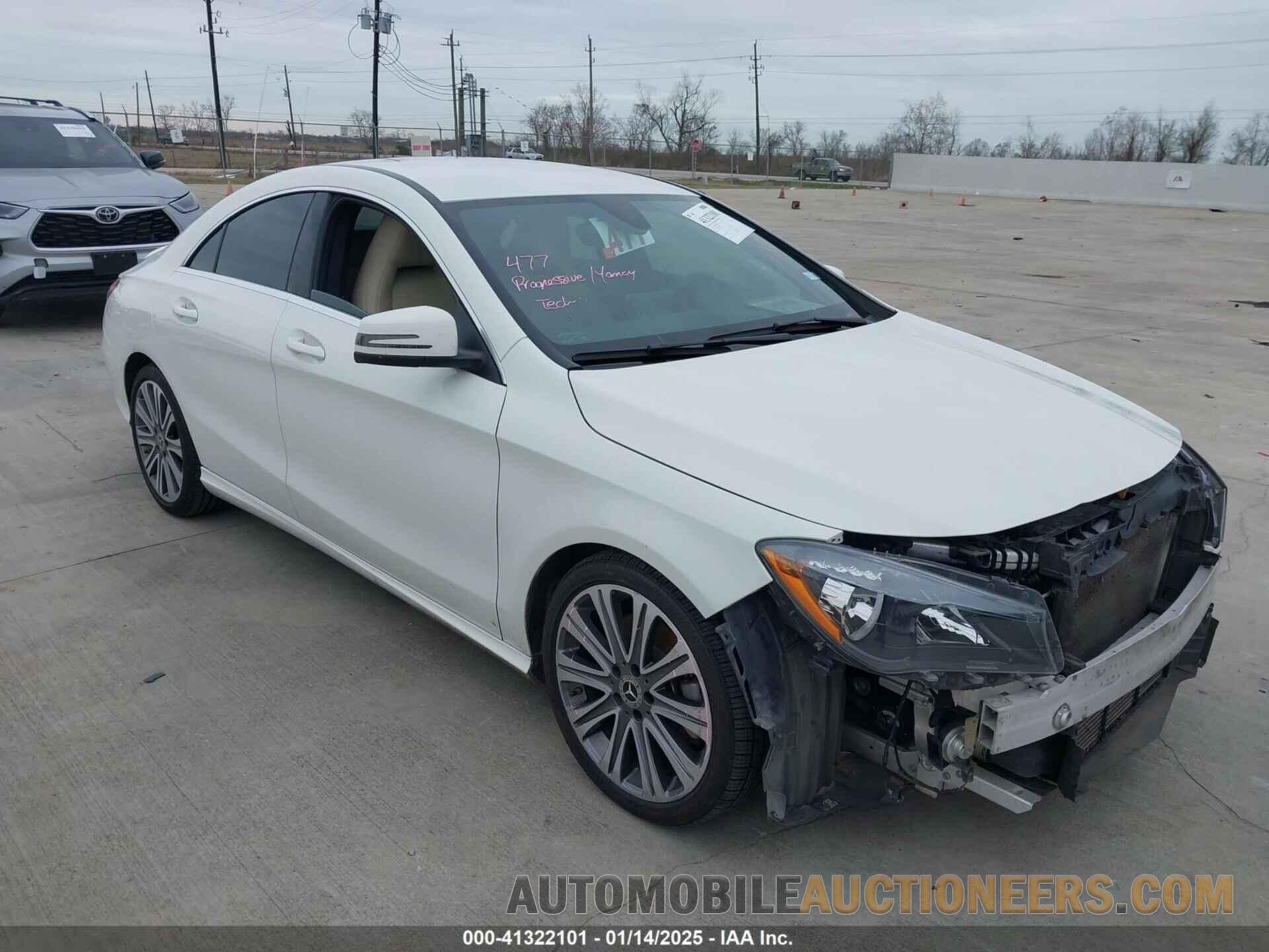 WDDSJ4EB7JN612102 MERCEDES-BENZ CLA 250 2018