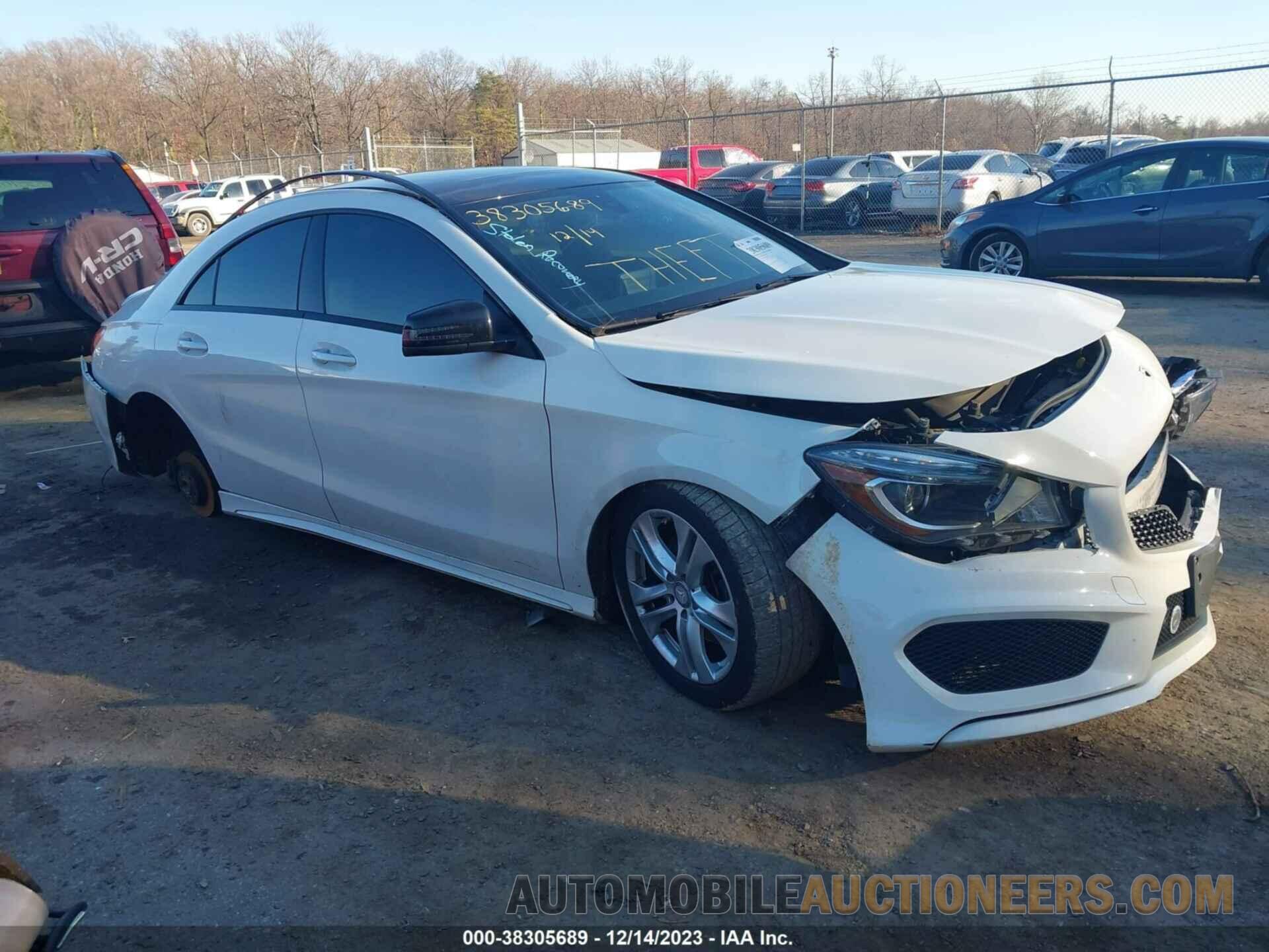 WDDSJ4EB9GN380594 MERCEDES-BENZ CLA 2016