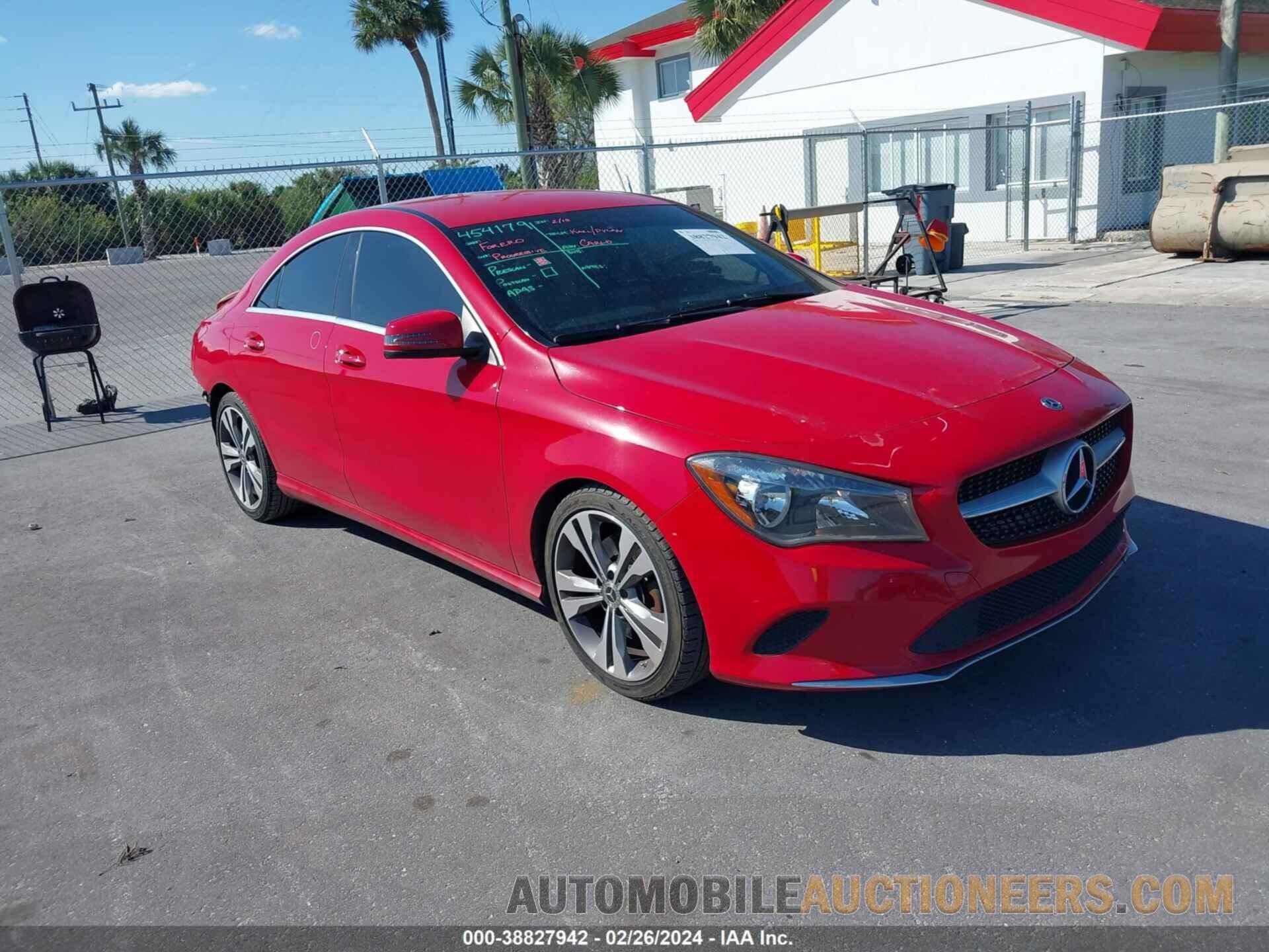 WDDSJ4EBXJN527013 MERCEDES-BENZ CLA 250 2018