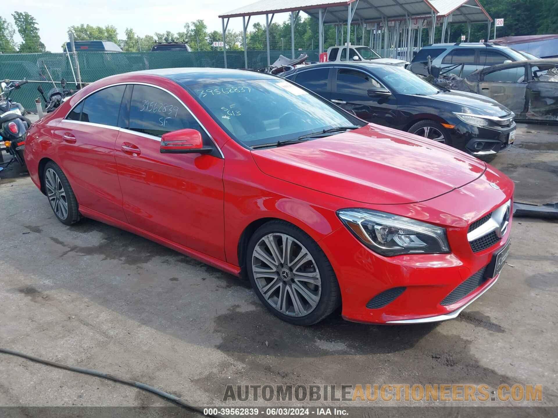 WDDSJ4EBXJN539114 MERCEDES-BENZ CLA 250 2018