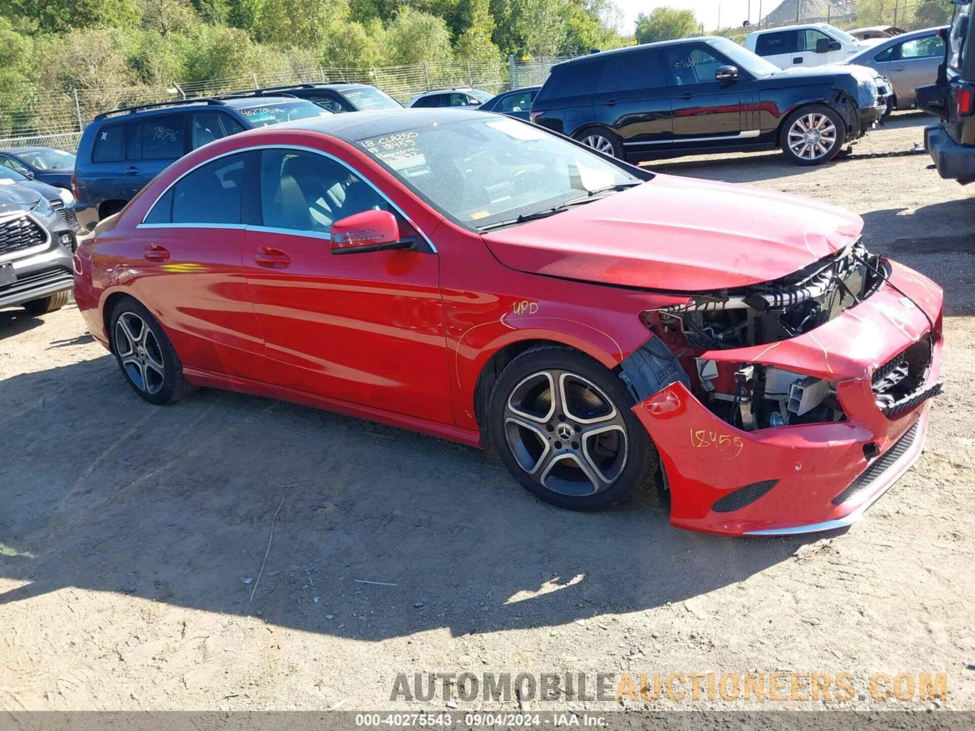 WDDSJ4GB9JN555138 MERCEDES-BENZ CLA 250 2018