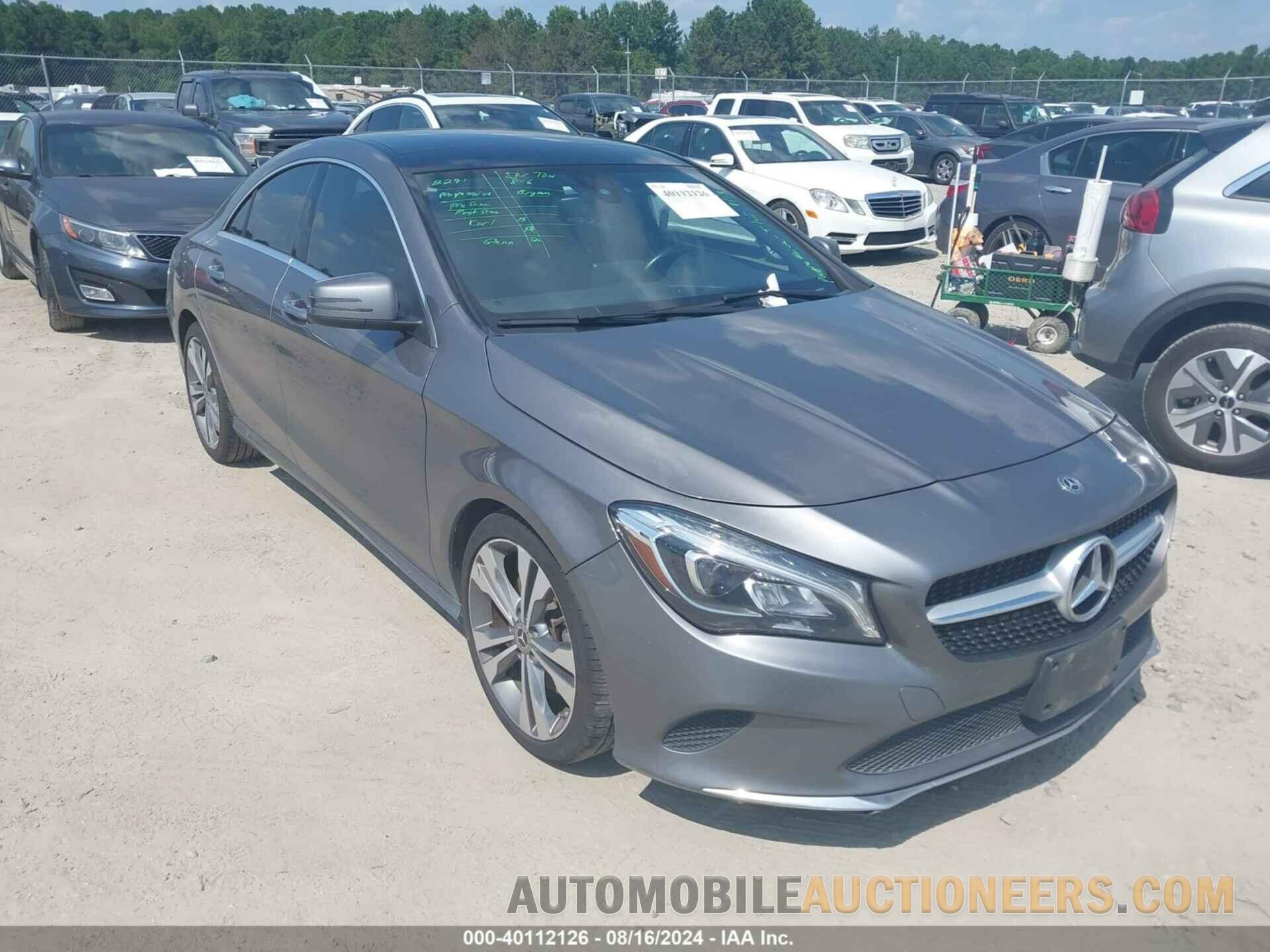 WDDSJ4GB9JN599060 MERCEDES-BENZ CLA 250 2018