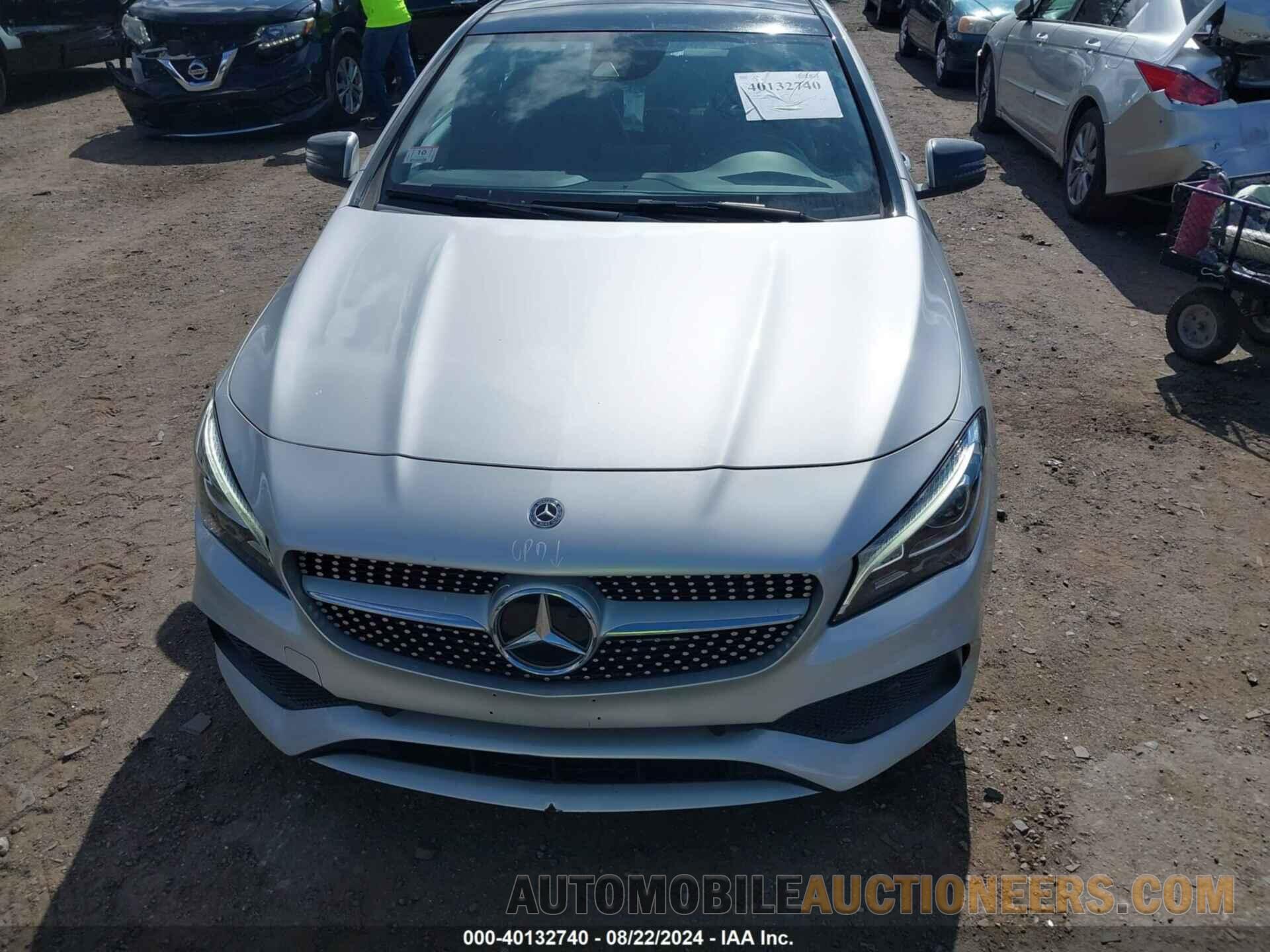 WDDSJ4GBXJN599200 MERCEDES-BENZ CLA 250 2018