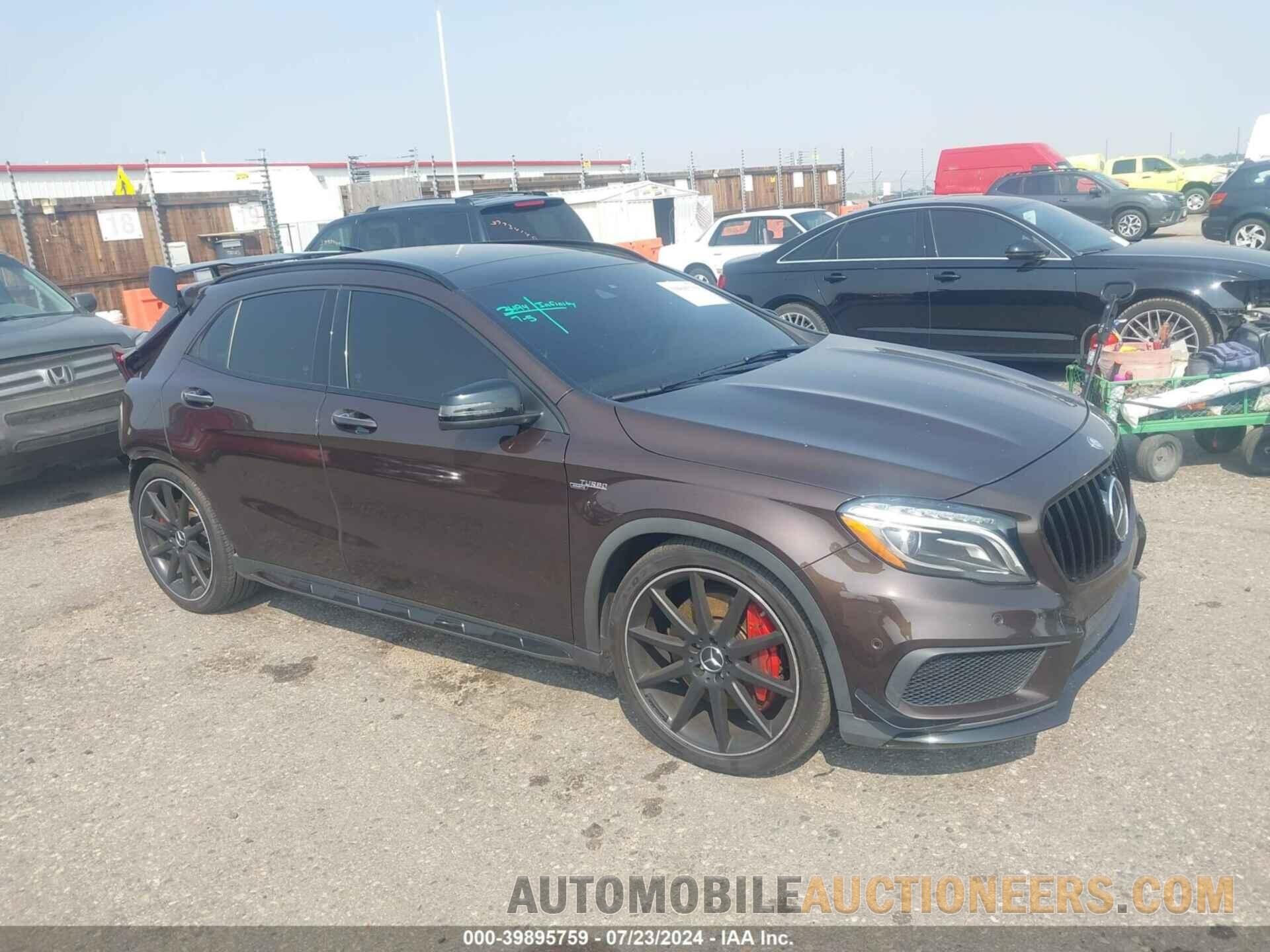 WDDTG5CBXGJ224003 MERCEDES-BENZ GLA 2016