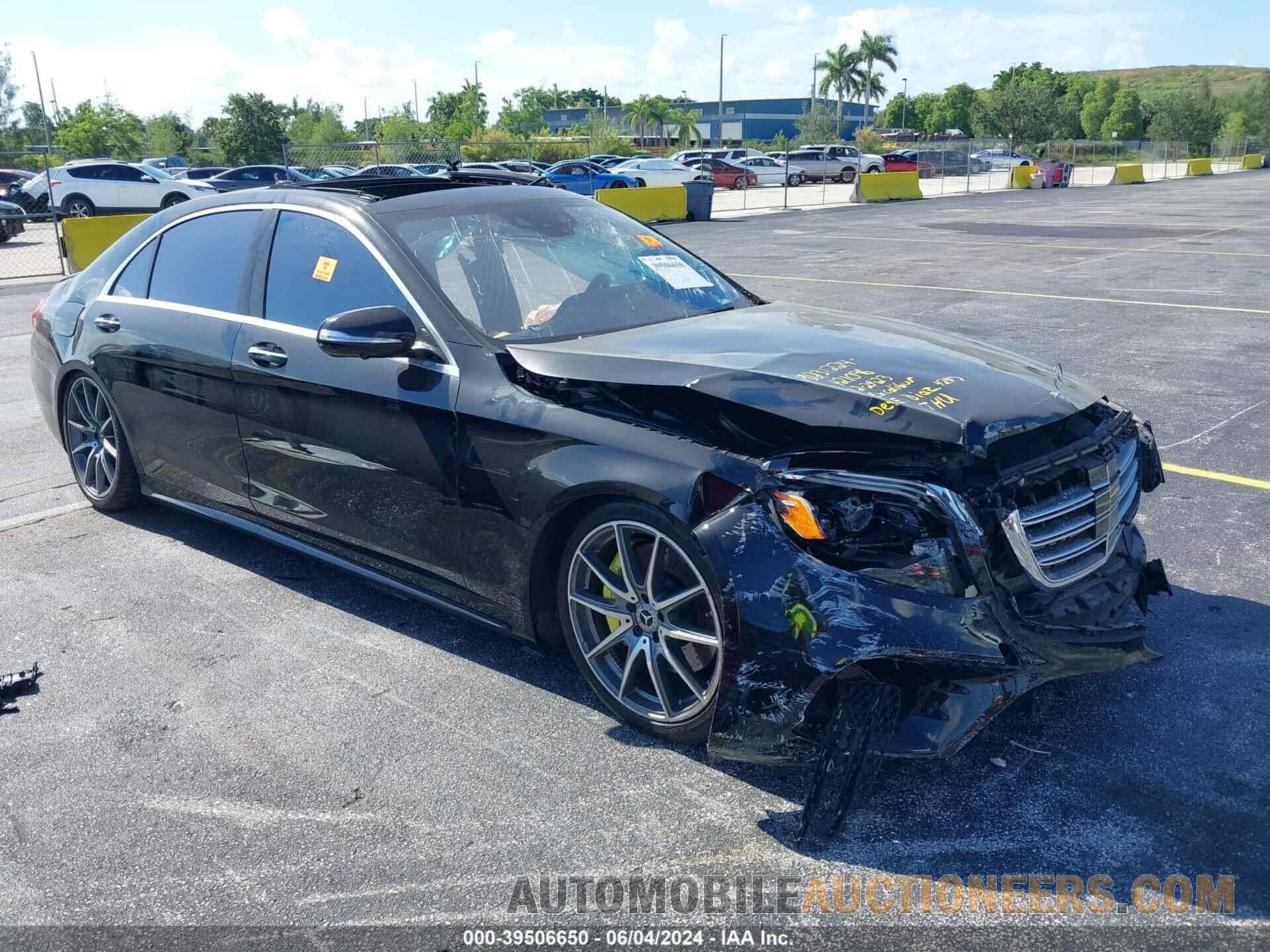 WDDUG6GB8JA356172 MERCEDES-BENZ S 450 2018