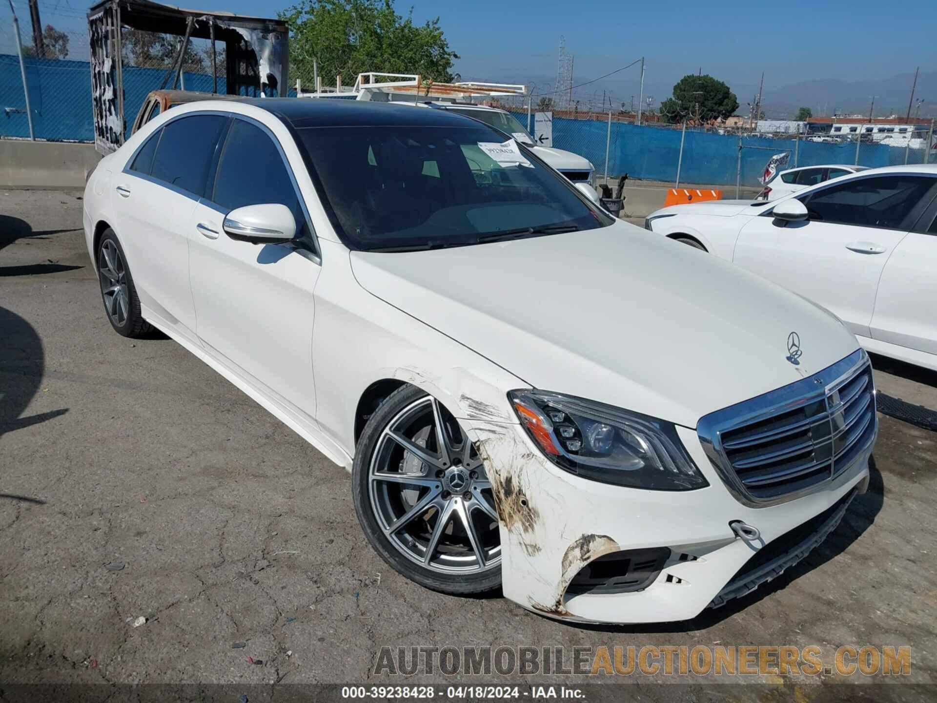 WDDUG6GB9JA360862 MERCEDES-BENZ S 450 2018