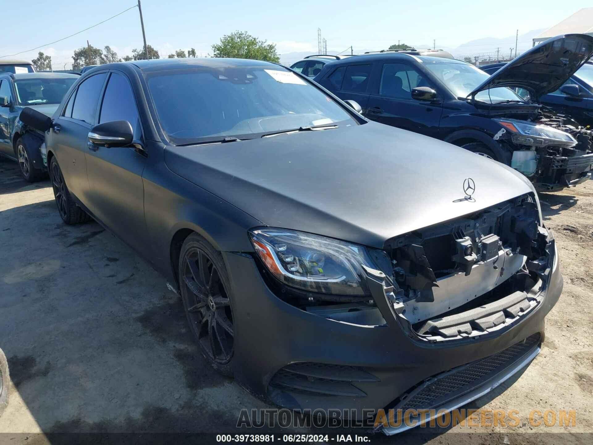 WDDUG6GBXJA351751 MERCEDES-BENZ S 450 2018