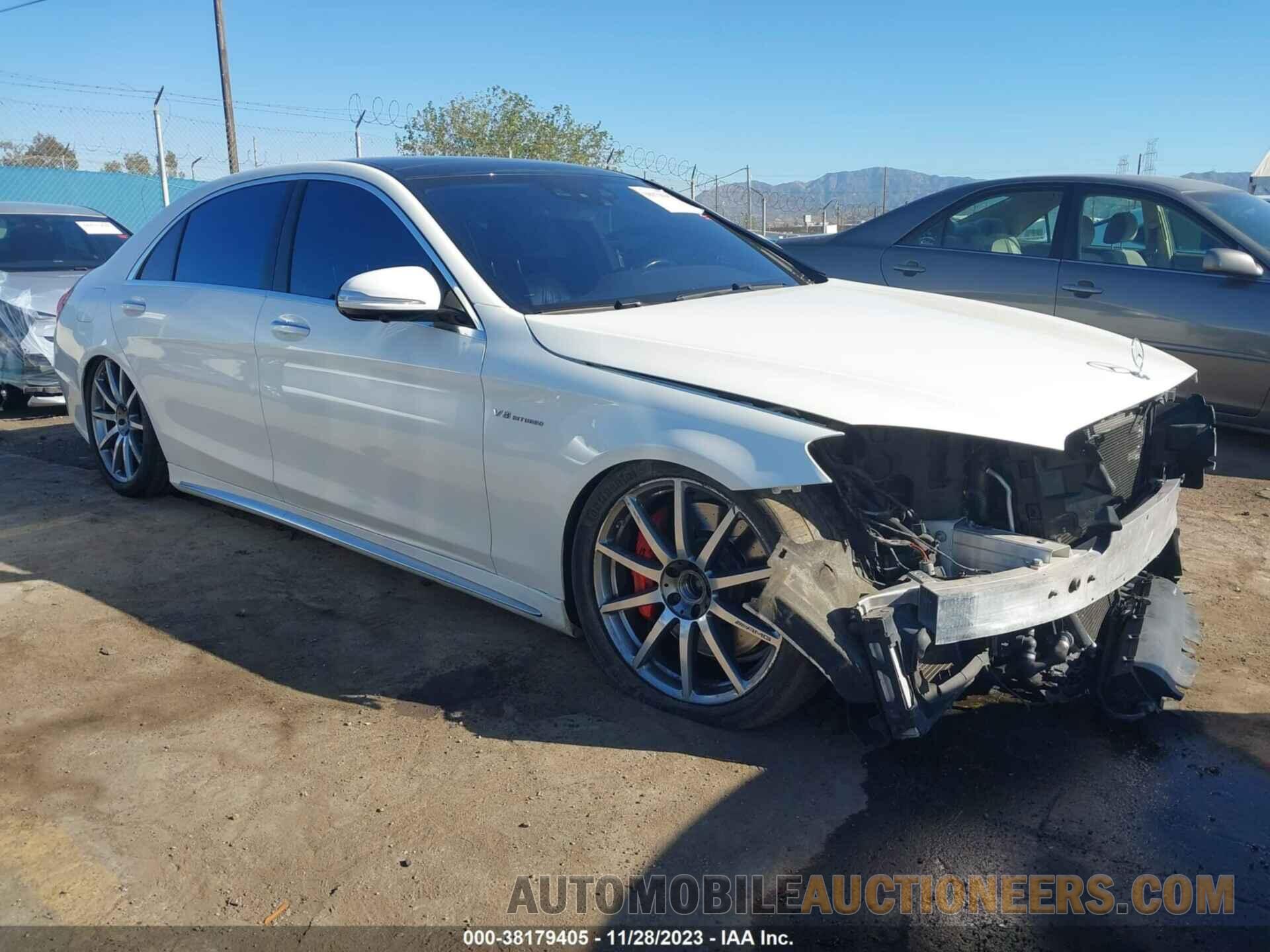 WDDUG7JB0FA187755 MERCEDES-BENZ S 63 AMG 2015