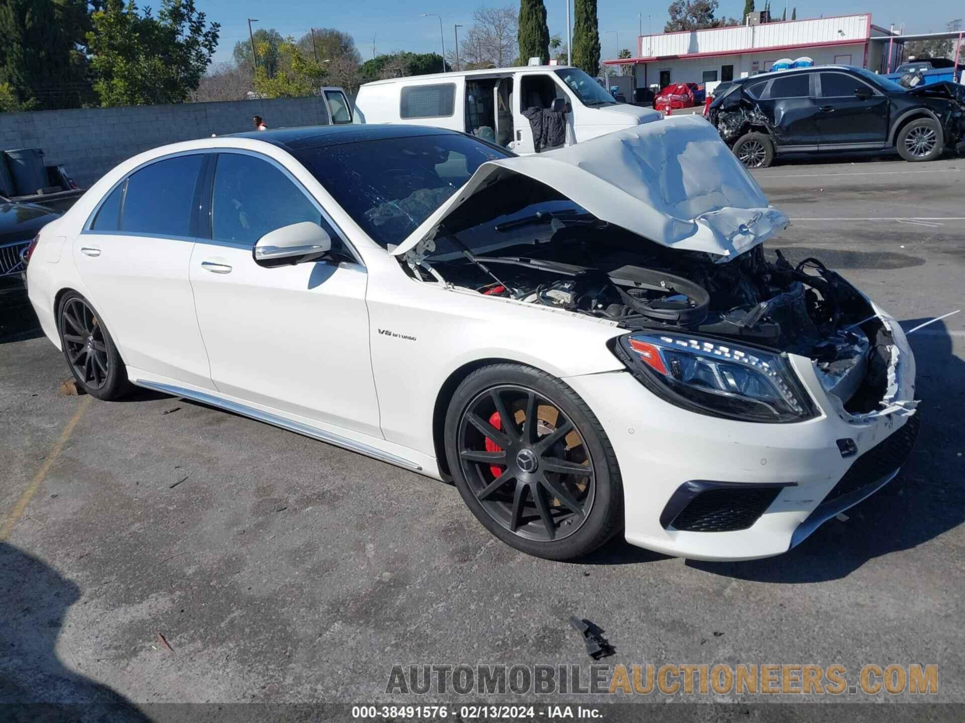 WDDUG7JB0GA273455 MERCEDES-BENZ AMG S 63 2016