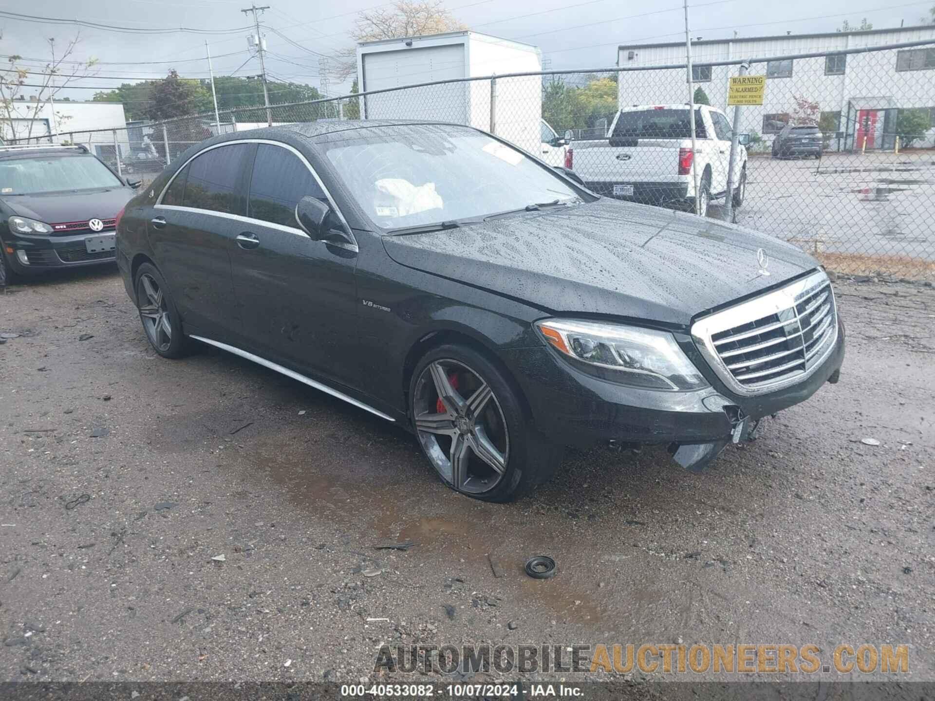 WDDUG7JB1FA122123 MERCEDES-BENZ S 63 AMG 2015