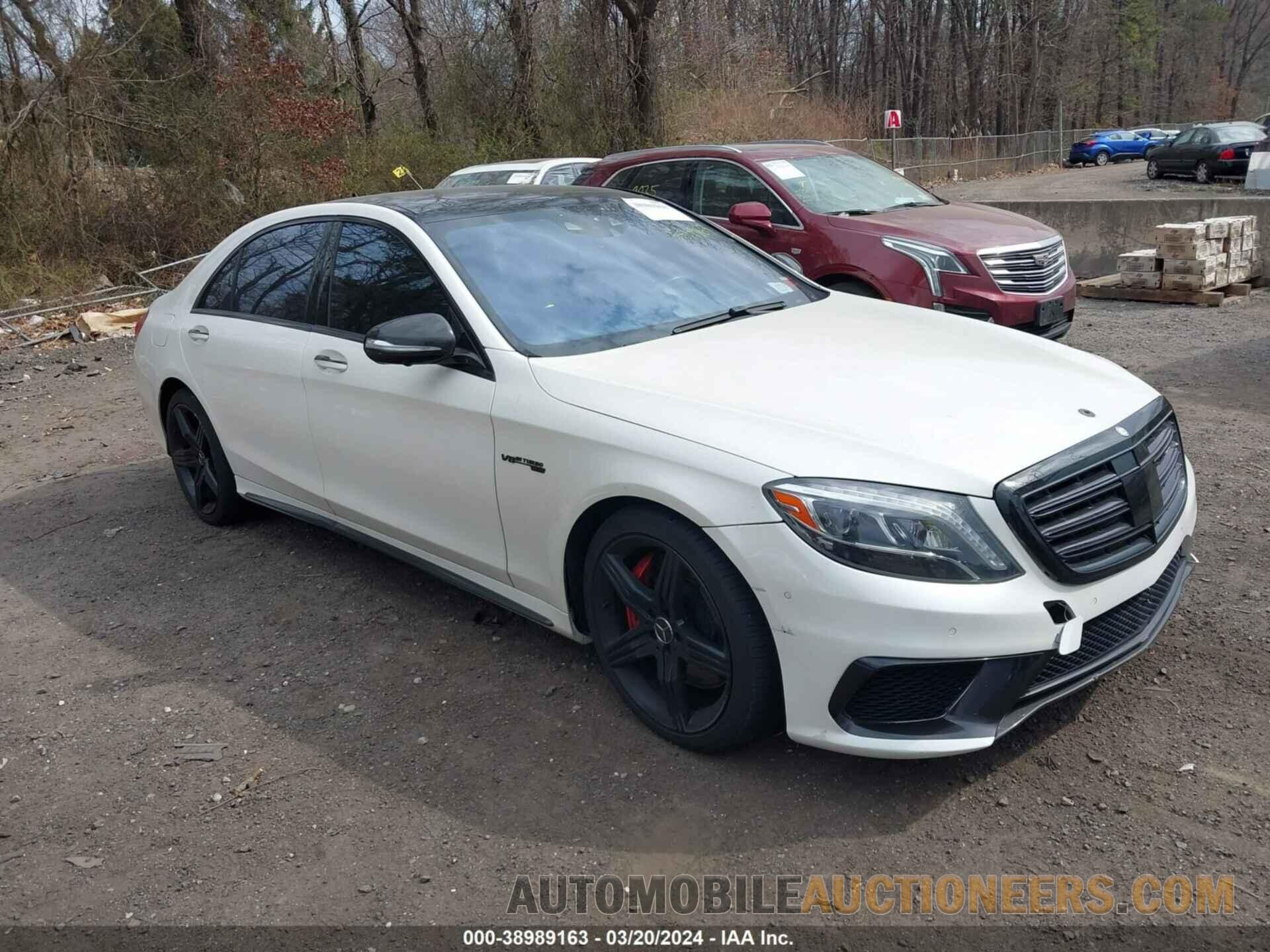 WDDUG7JB2FA139190 MERCEDES-BENZ S 63 AMG 2015