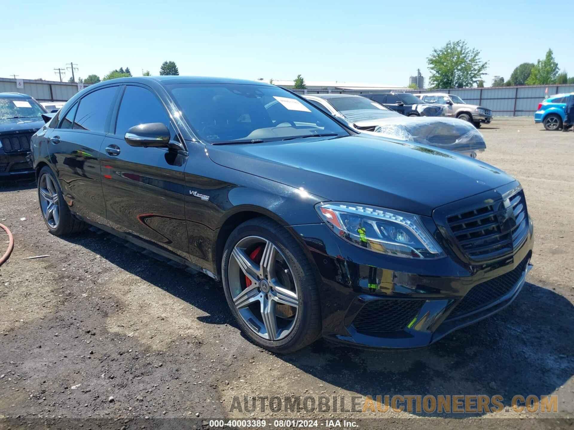 WDDUG7JB3FA095376 MERCEDES-BENZ S 63 AMG 2015