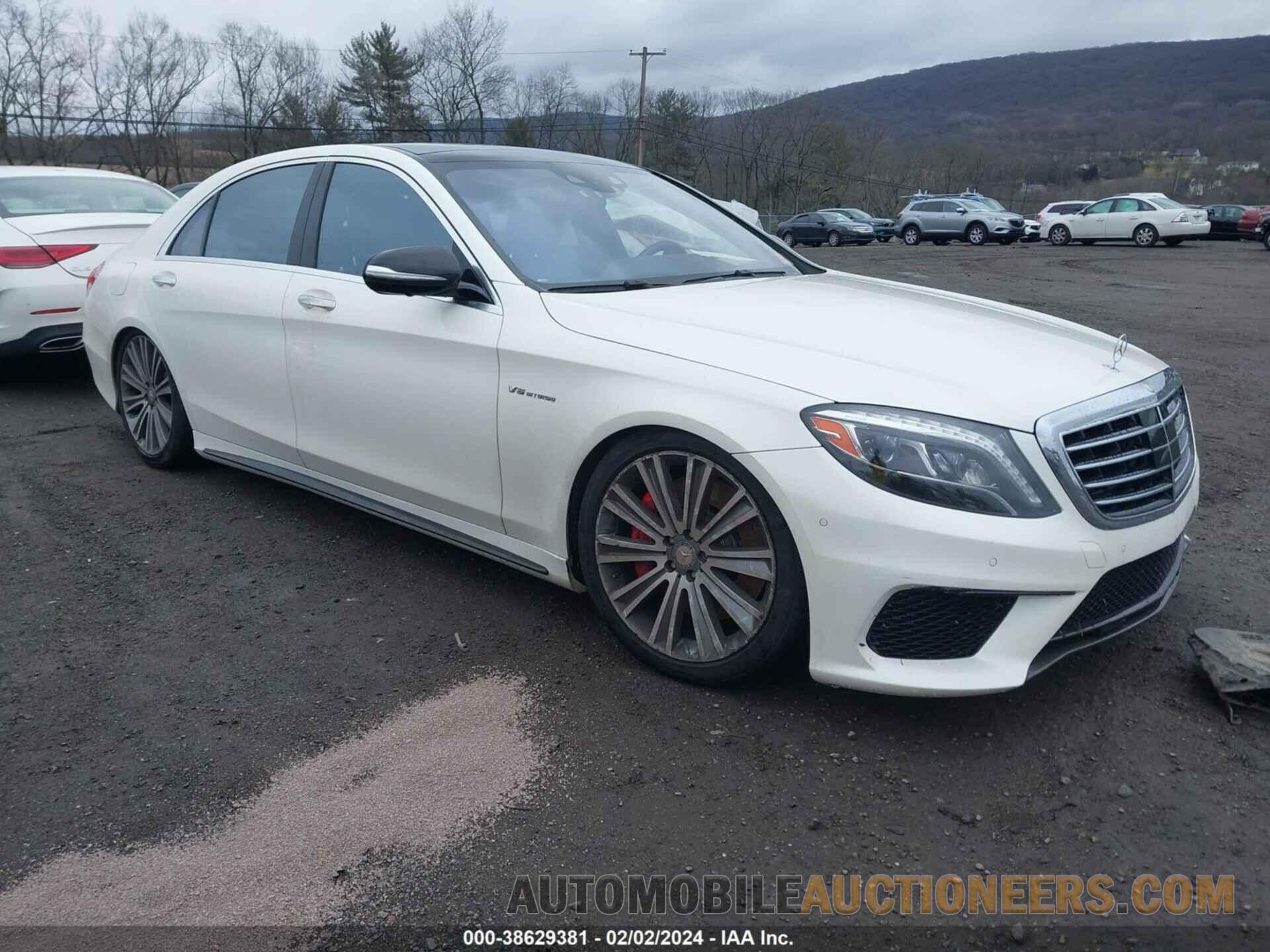 WDDUG7JB4FA200605 MERCEDES-BENZ S 63 AMG 2015