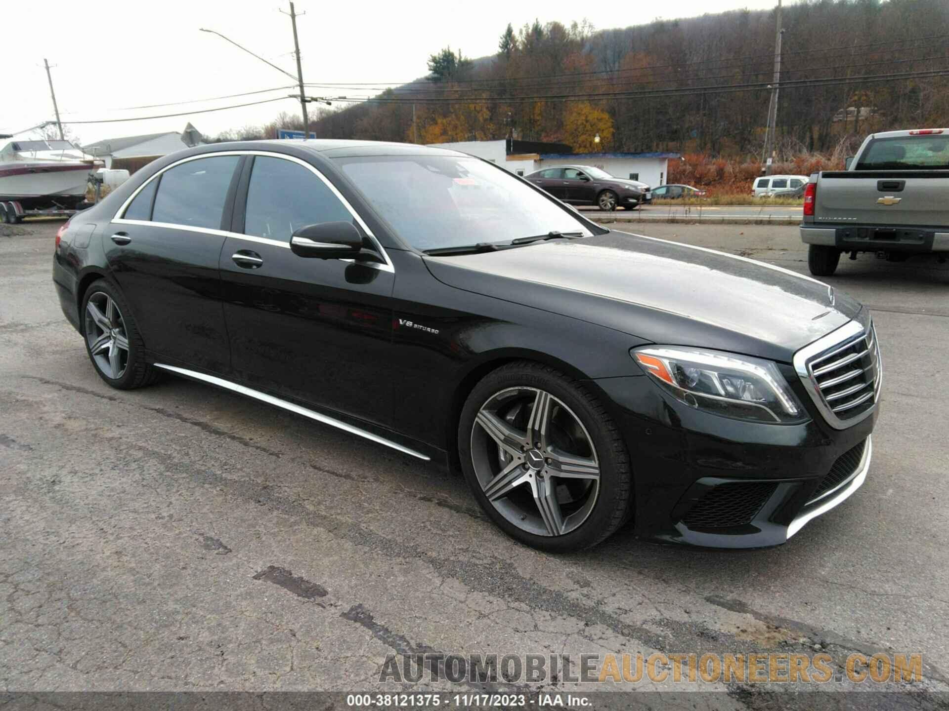 WDDUG7JB9FA127909 MERCEDES-BENZ S 63 AMG 2015