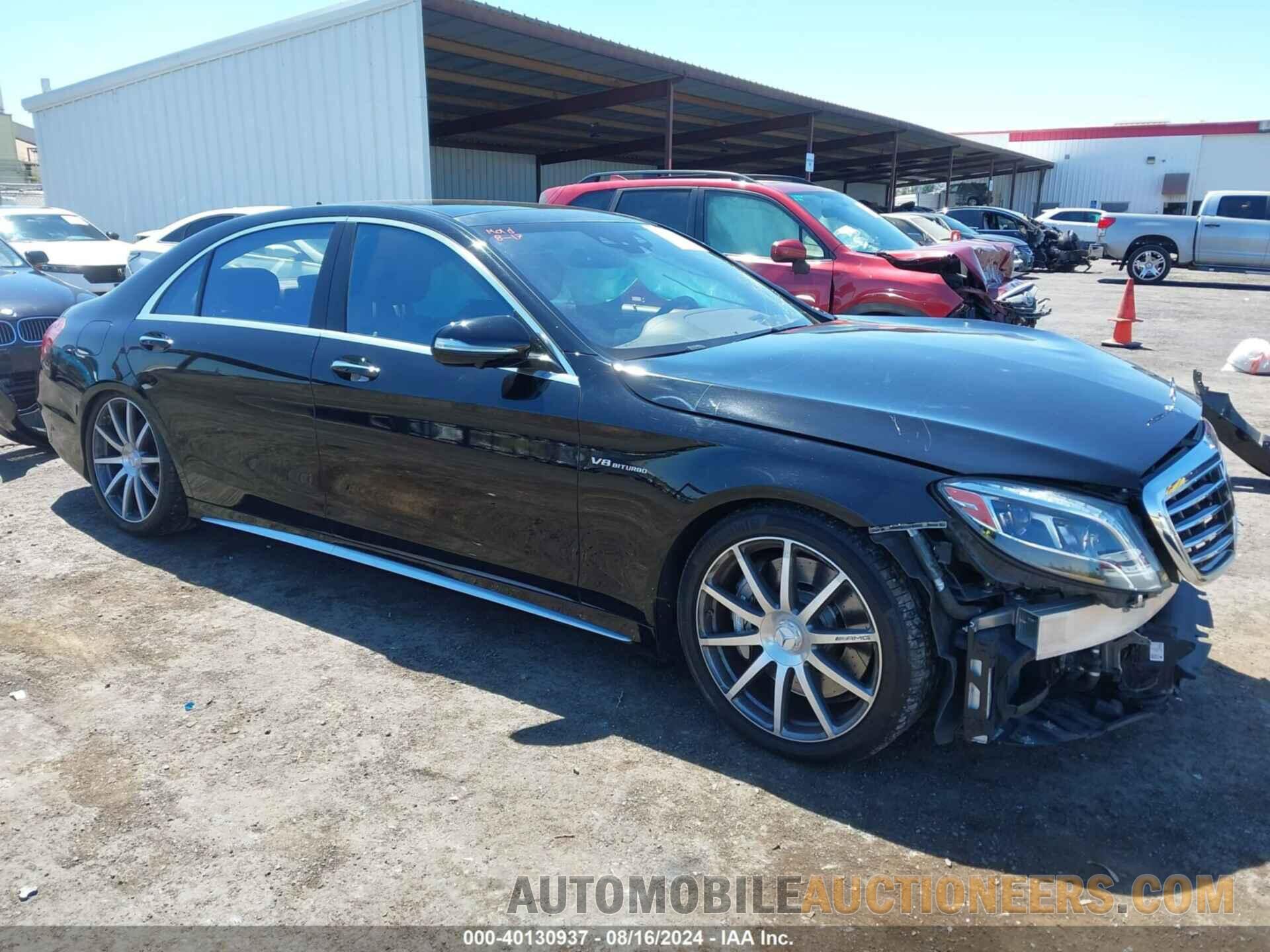 WDDUG7JB9FA183719 MERCEDES-BENZ S 63 AMG 2015